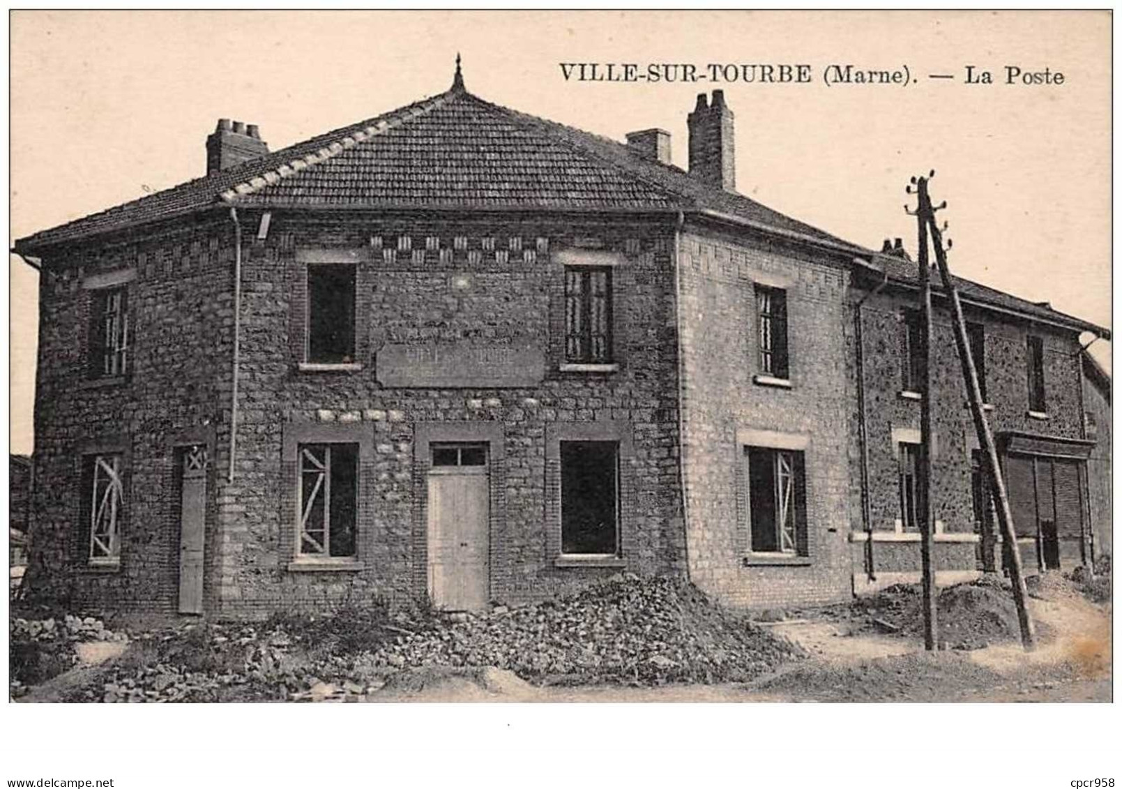 51 . N° 44982 . Ville Sur Tourbe . La Poste - Ville-sur-Tourbe