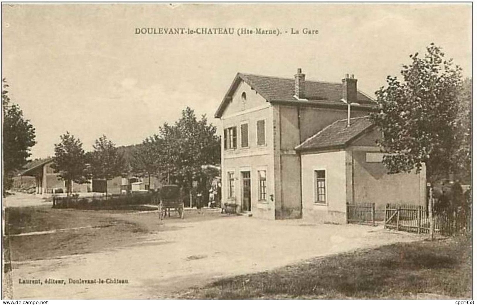 52.DOULEVANT LE CHATEAU.LA GARE.PLIE - Doulevant-le-Château