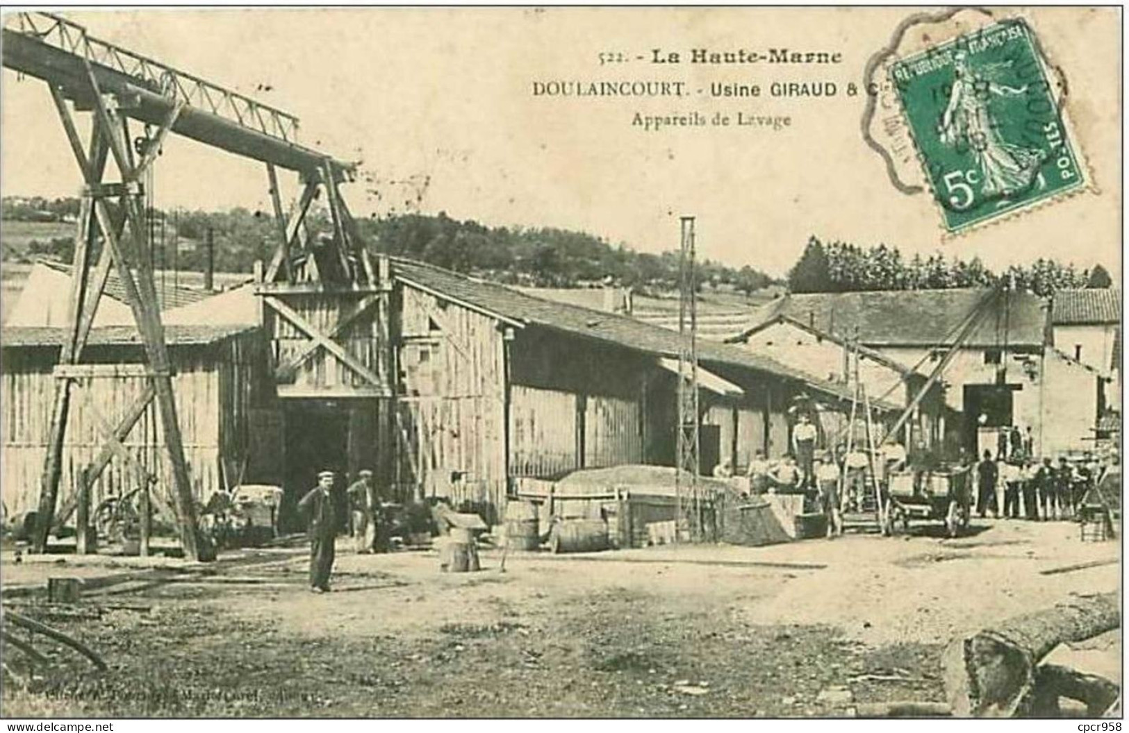 52.DOULAINCOURT.USINE GIRAUD ET Cie.APPAREILS DE LAVAGE.PETITE DECHIRURE.&amp;sect &amp;sect - Doulaincourt