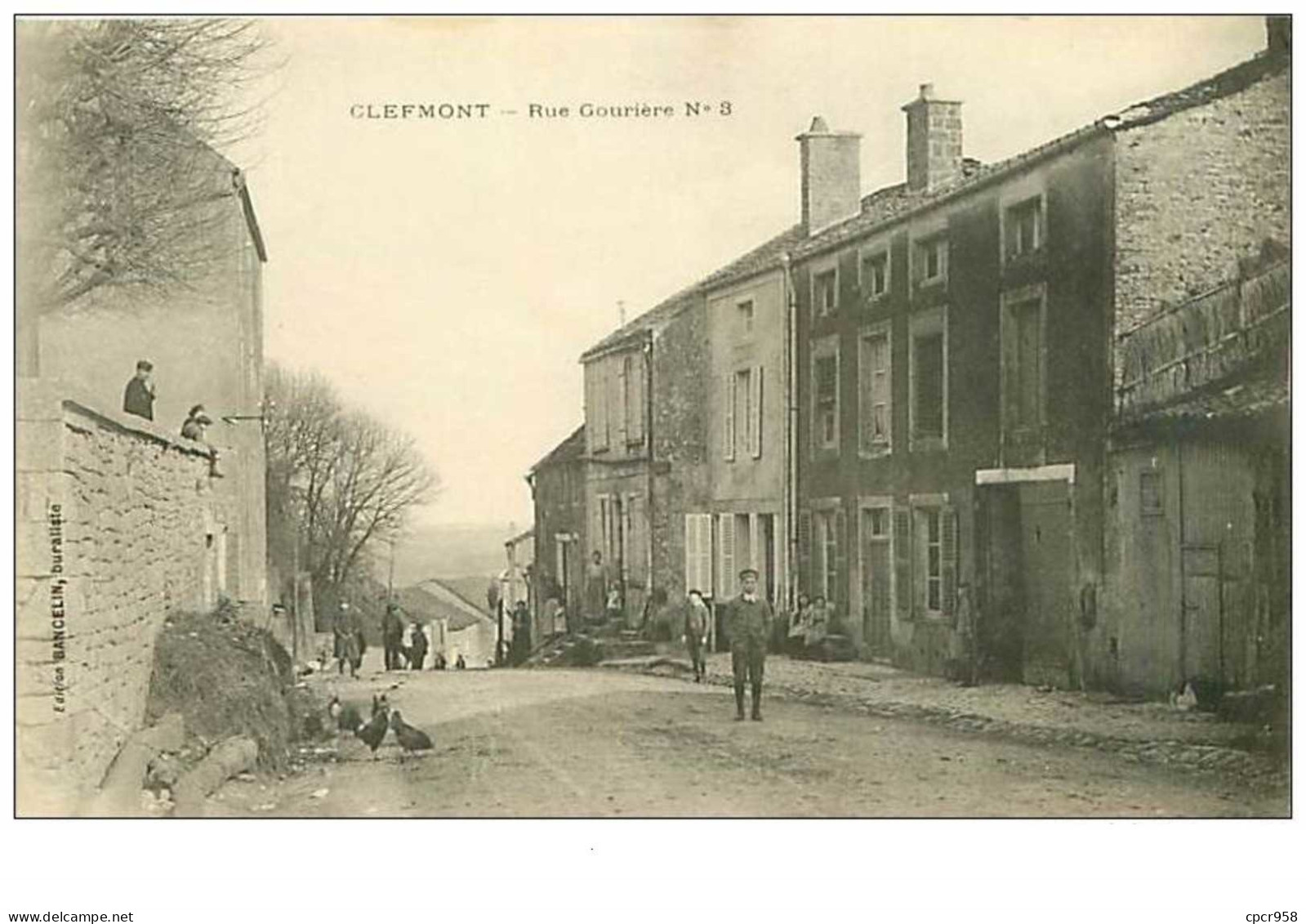 52.CLEFMONT.n°27.RUE GOURIERE N°3.PLIE - Clefmont