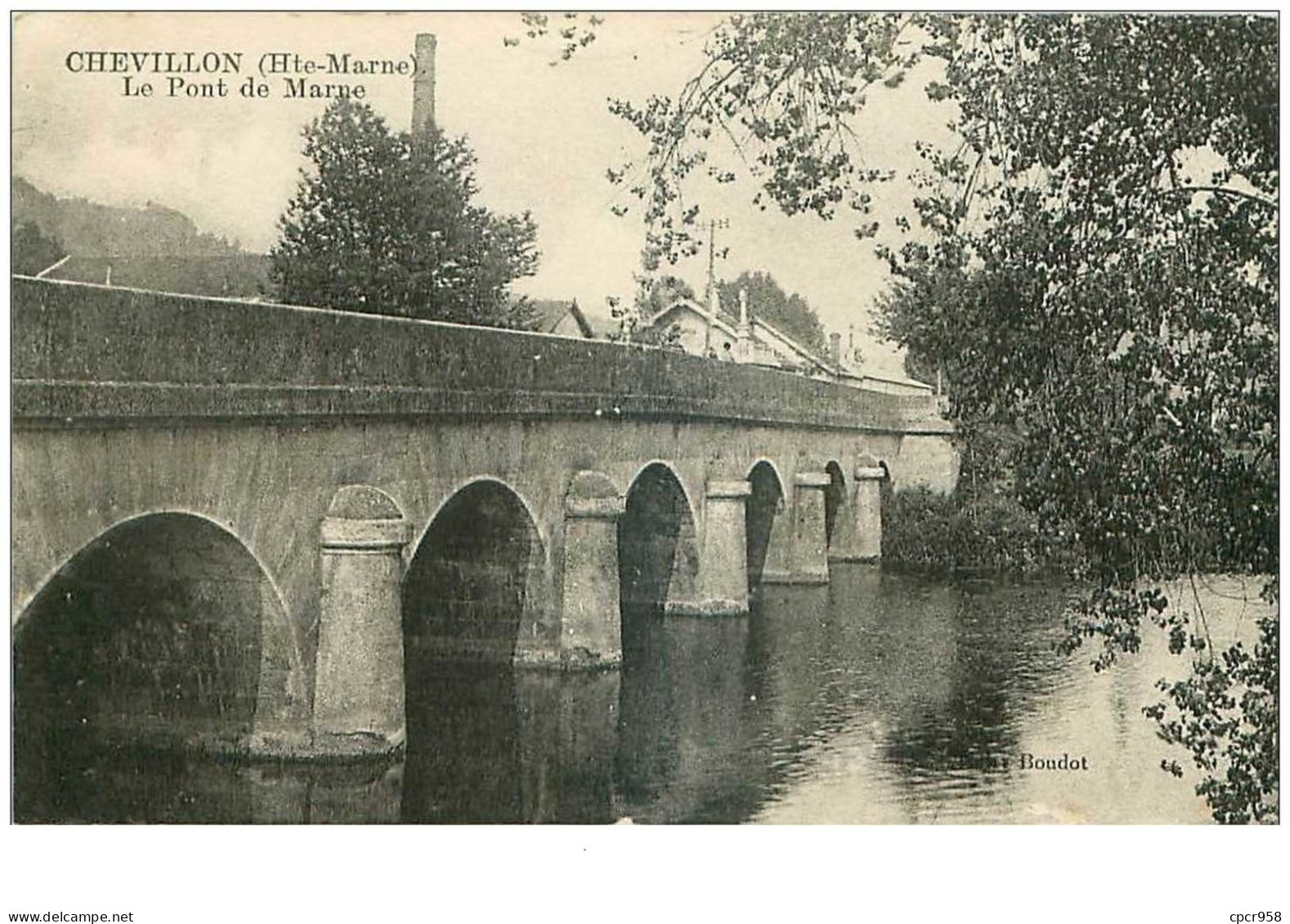 52.CHEVILLON.n°29743.LE PONT DE MARNE - Chevillon