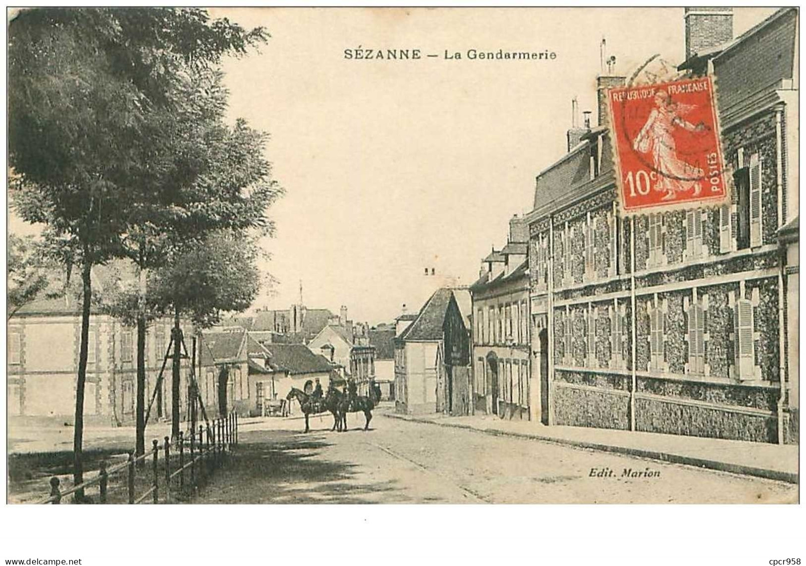 51.SEZANNE.n°22709.LA GENDARMERIE - Sezanne