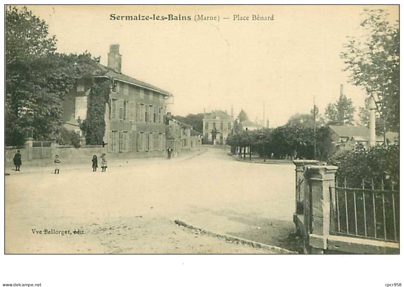 51.SERMAIZE LES BAINS.n°1297.PLACE BENARD - Sermaize-les-Bains