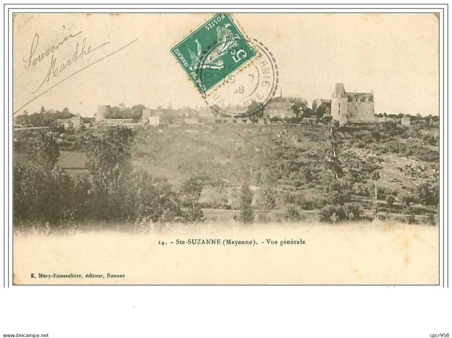 53.STE SUZANNE.VUE GENERALE - Sainte Suzanne