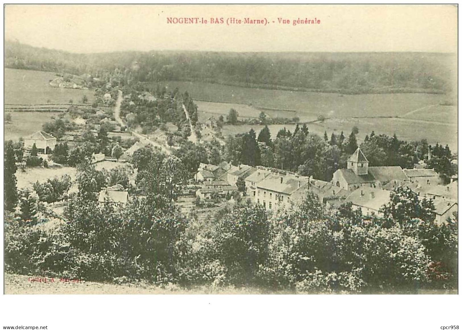 52.NOGENT LE BAS.n°13361.VUE GENERALE - Nogent-en-Bassigny