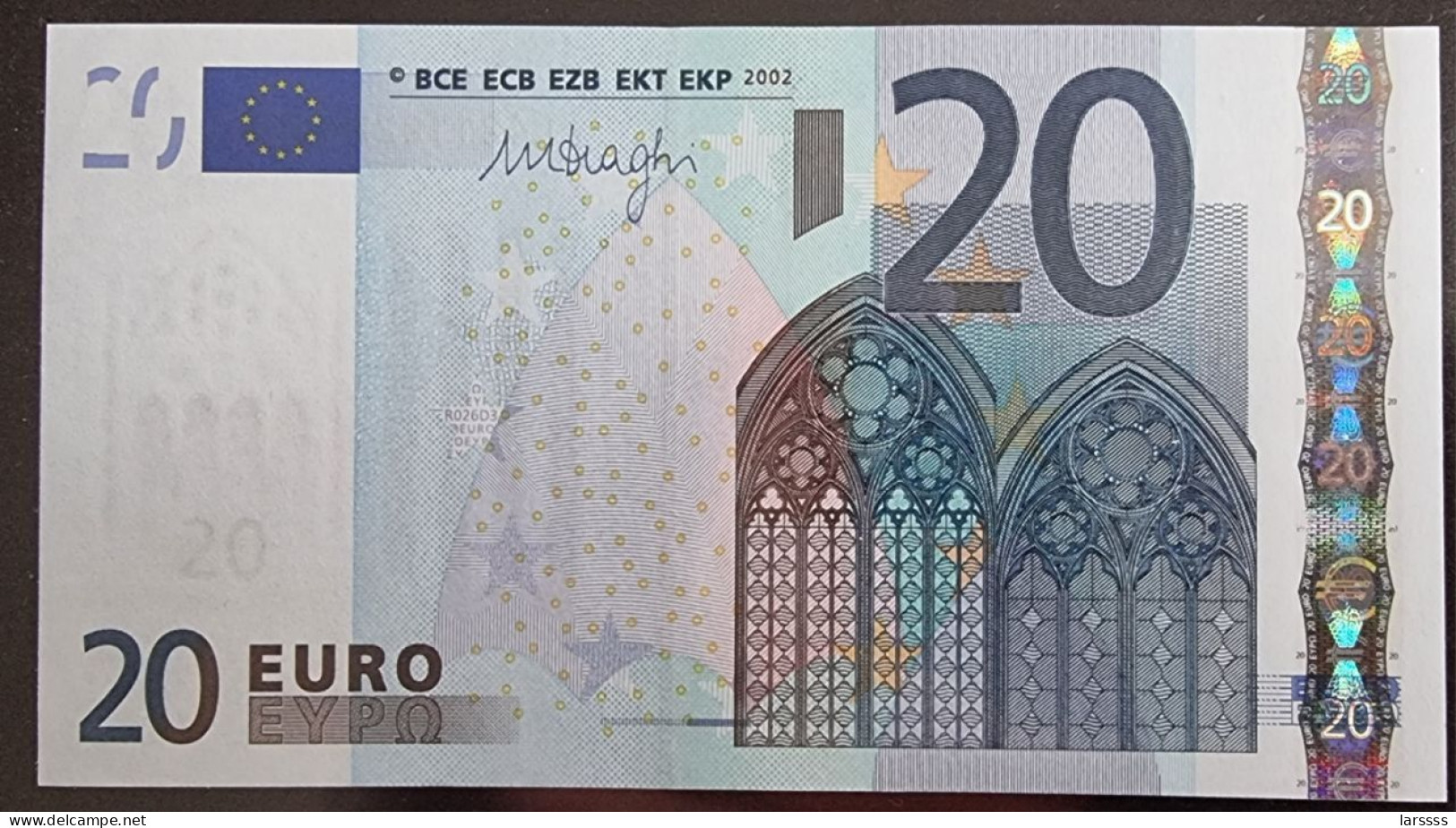 1 X 20€ Euro Draghi  R026D3 L42112224455 - UNC Finnland / Finland - 20 Euro