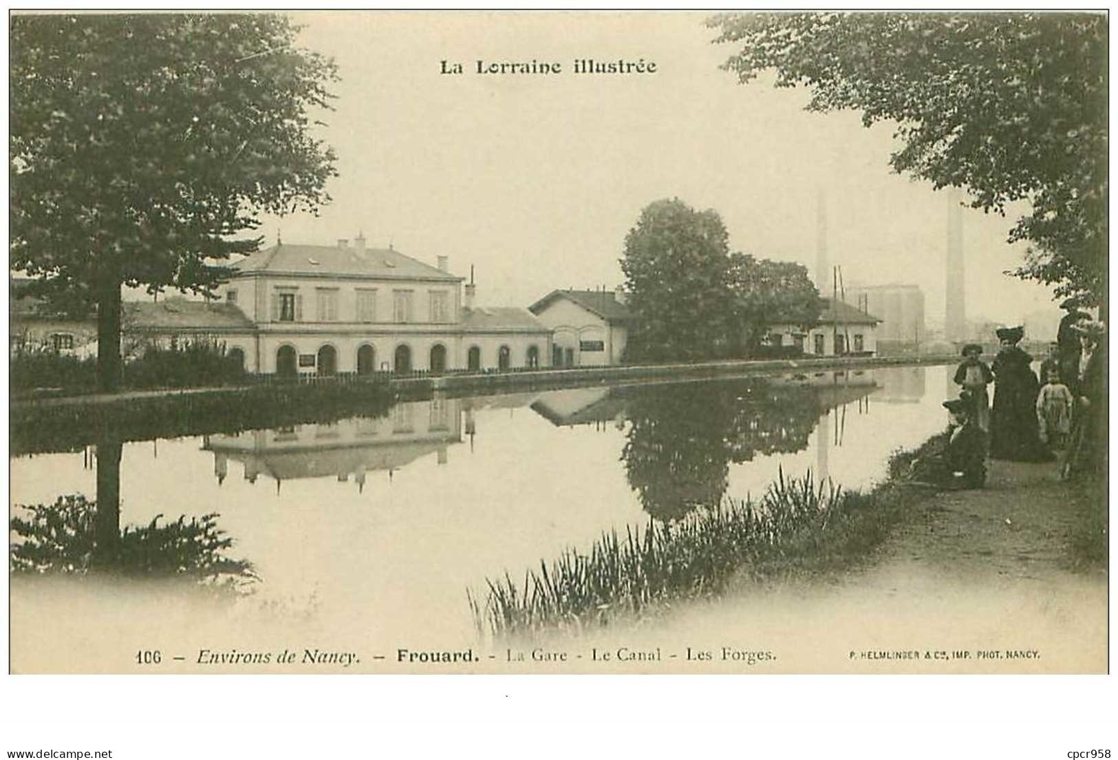 54.FROUARD.n°31967.LA GARE.LE CANAL.LES FORGES - Frouard