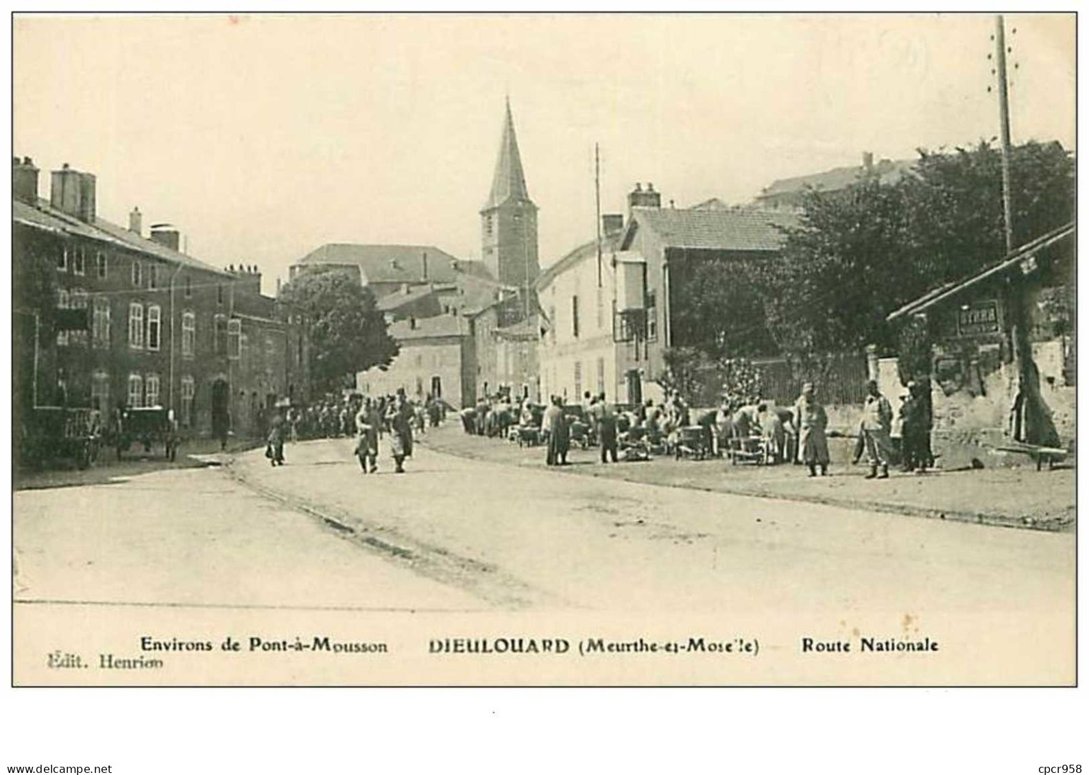 54.DIEULOUARD.n°2296.ROUTE NATIONALE.LAVOIRS - Dieulouard