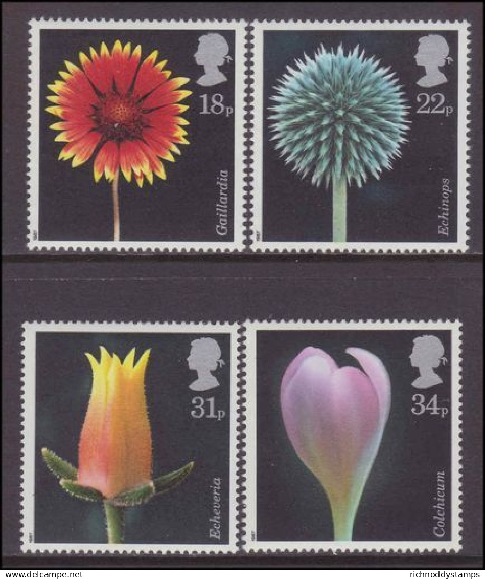 1987 Flower Photographs By Alfred Lammer Unmounted Mint. - Unused Stamps