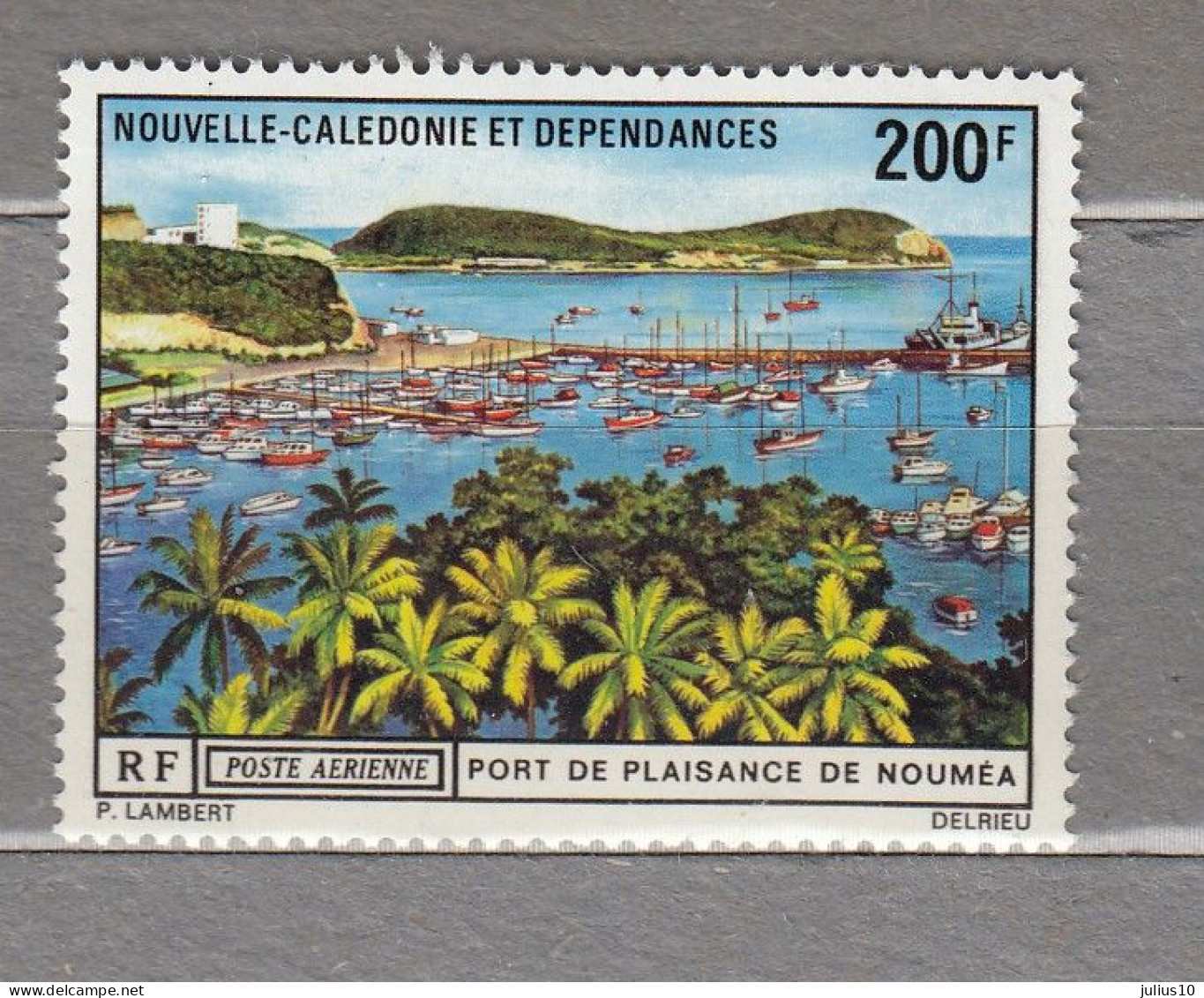 NOUVELLE CALEDONIE 1971 Airmail Port Harbour MVLH (*) Mi 507 #33999 - Ungebraucht