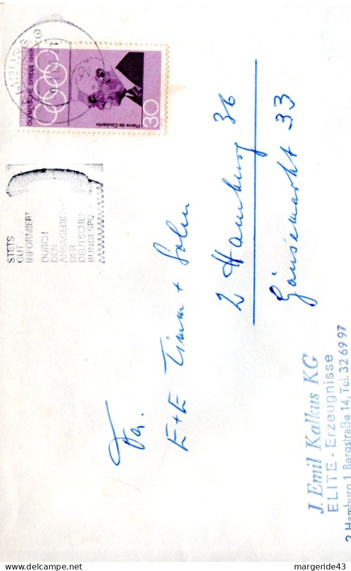 ALLEMAGNE RFA LOT DE 88 LETTRES