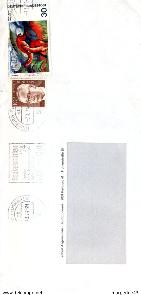 ALLEMAGNE RFA LOT DE 88 LETTRES