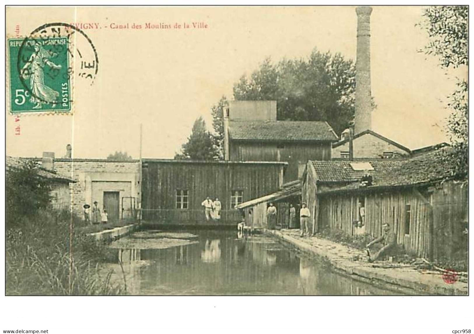 55.REVIGNY.n°85.CANAL DES MOULINS DE LA VILLE - Revigny Sur Ornain