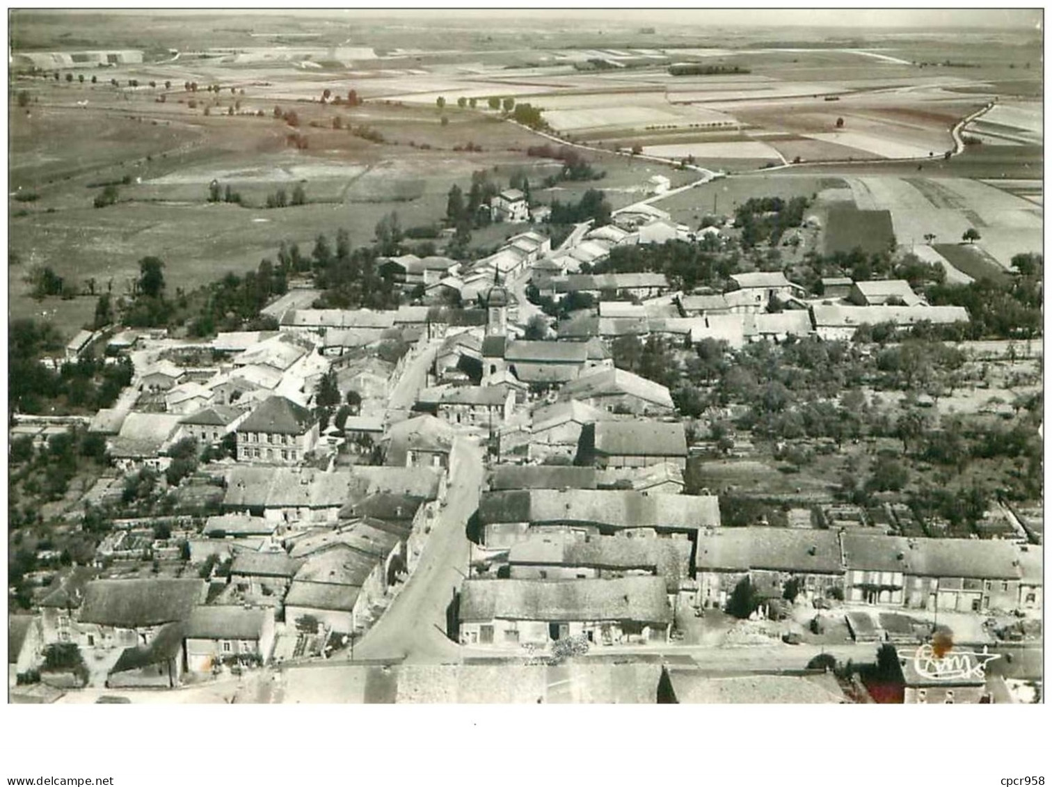 55.PIERREFITTE.n°32220.VUE PANORAMIQUE.CPSM. - Pierrefitte Sur Aire