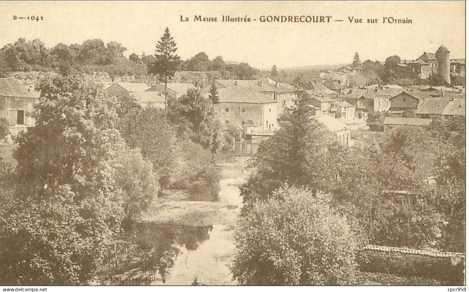 55.GONDRECOURT.VUE SUR L'ORNAIN - Gondrecourt Le Chateau