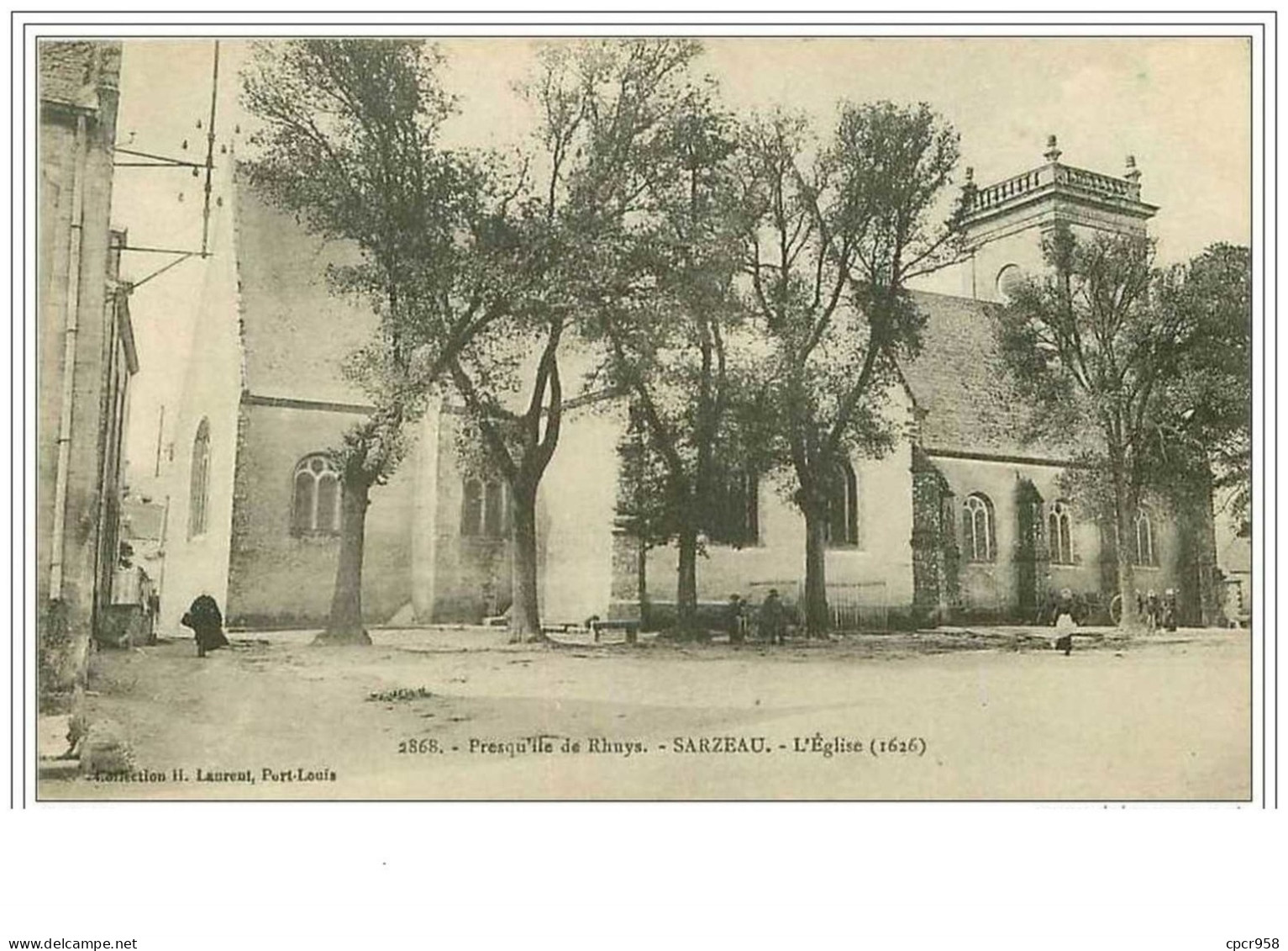 56.SARZEAU.PRESQU&amp;acute ILE DE RHUYS.L'EGLISE - Sarzeau