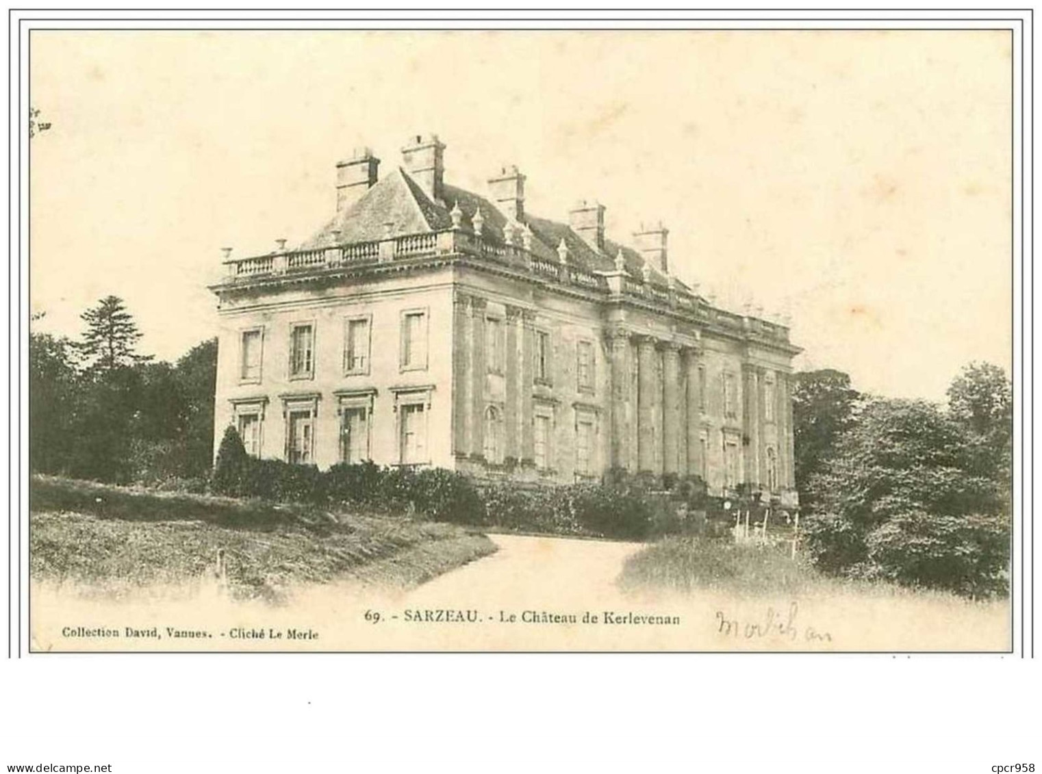 56.SARZEAU.LE CHATEAU DE KERLEVENAN - Sarzeau