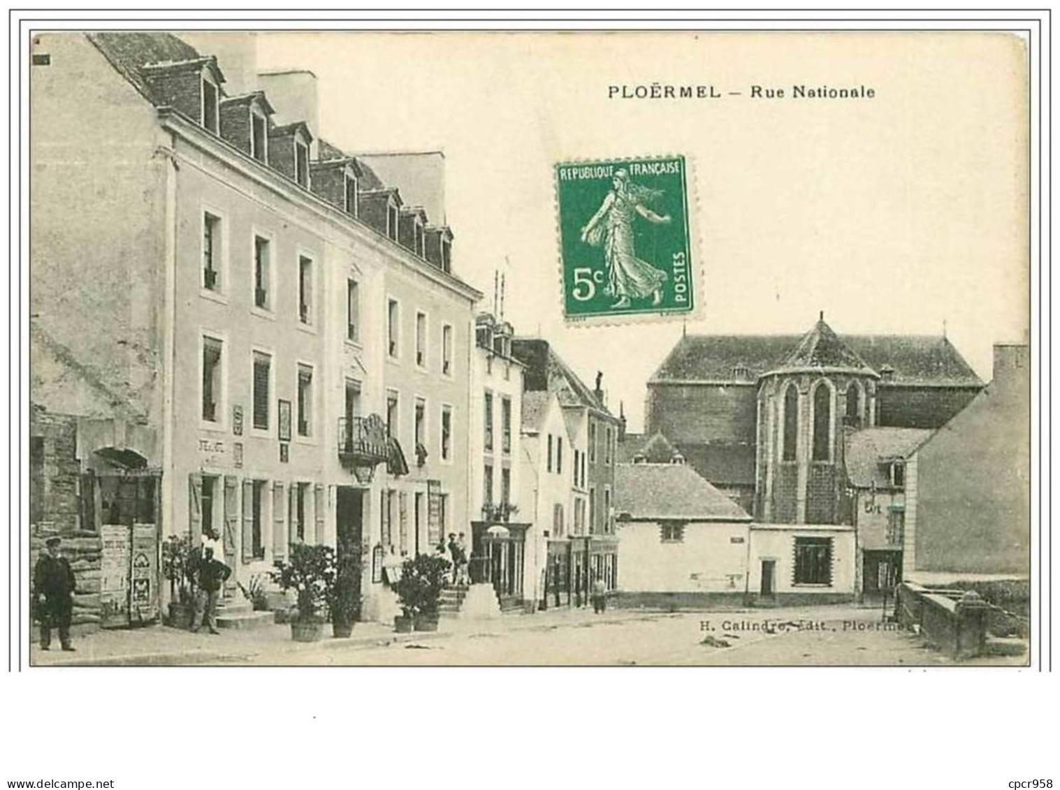 56.PLOERMEL.RUE NATIONALE - Ploërmel