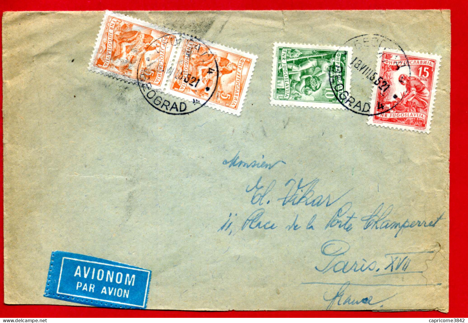 1955 - Pologne - Lettre Pour La France - Tp N° 602 - 604 - 606 - Par Avion - Lettres & Documents