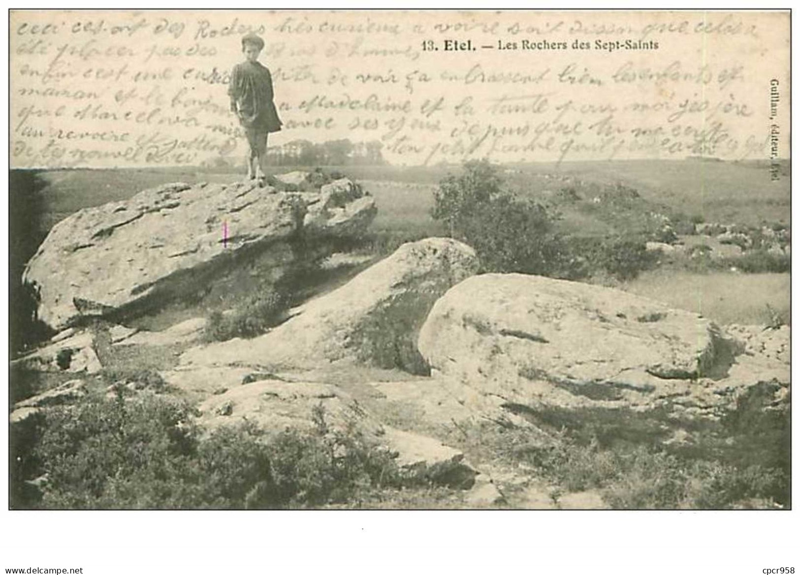 56.ETEL.n°69.LES ROCHERS DES SEPT SAINTS.RARE - Etel