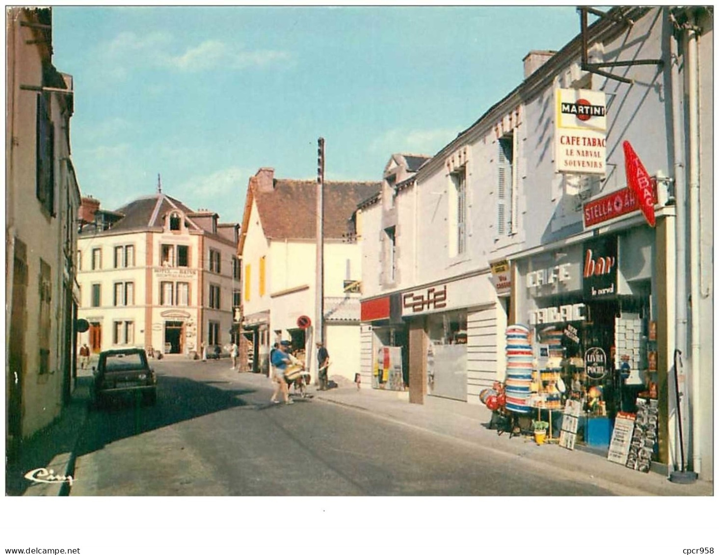 56.DAMGAN.n°30853.LA RUE PINCIPALE.LE NARVAL.CPSM - Damgan