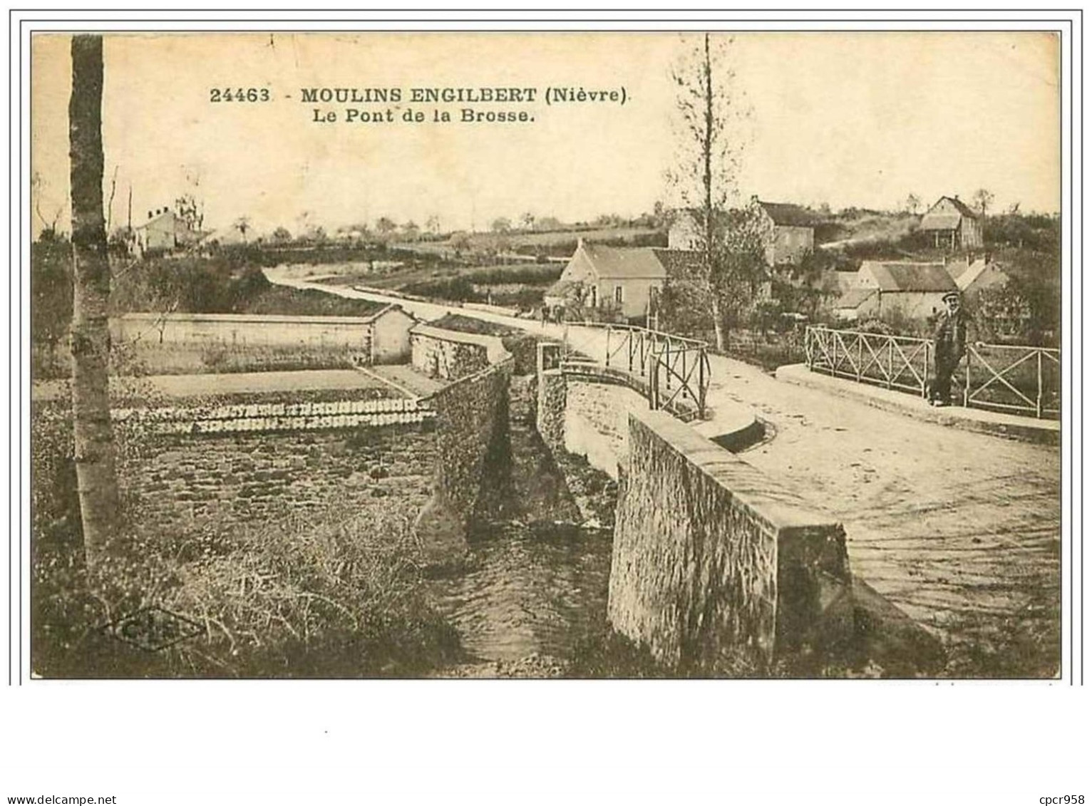 58.MOULINS ENGILBERT.LE PONT DE LA BROSSE - Moulin Engilbert