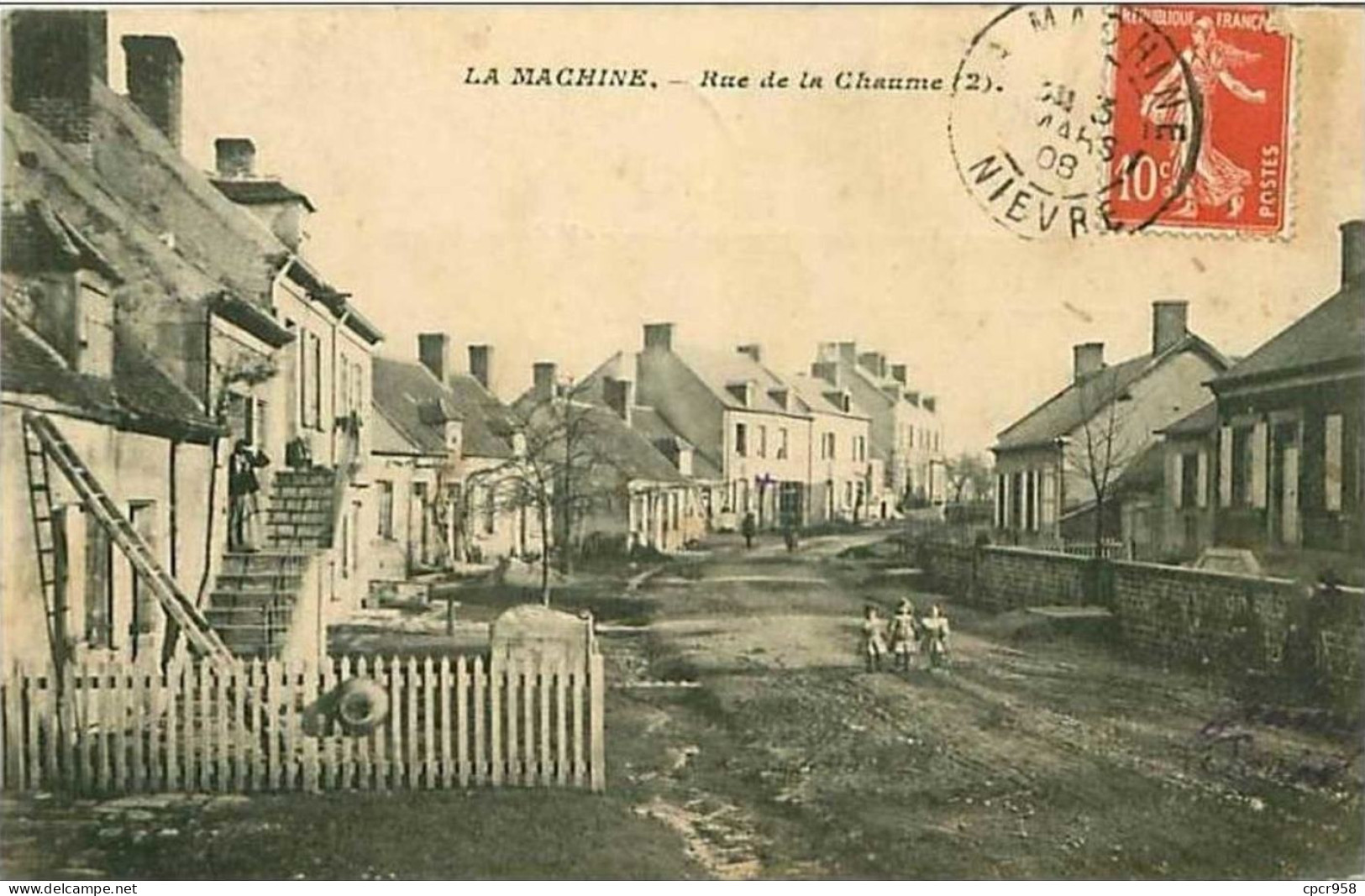 58.LA MACHINE.RUE DE LA CHAUME. - La Machine