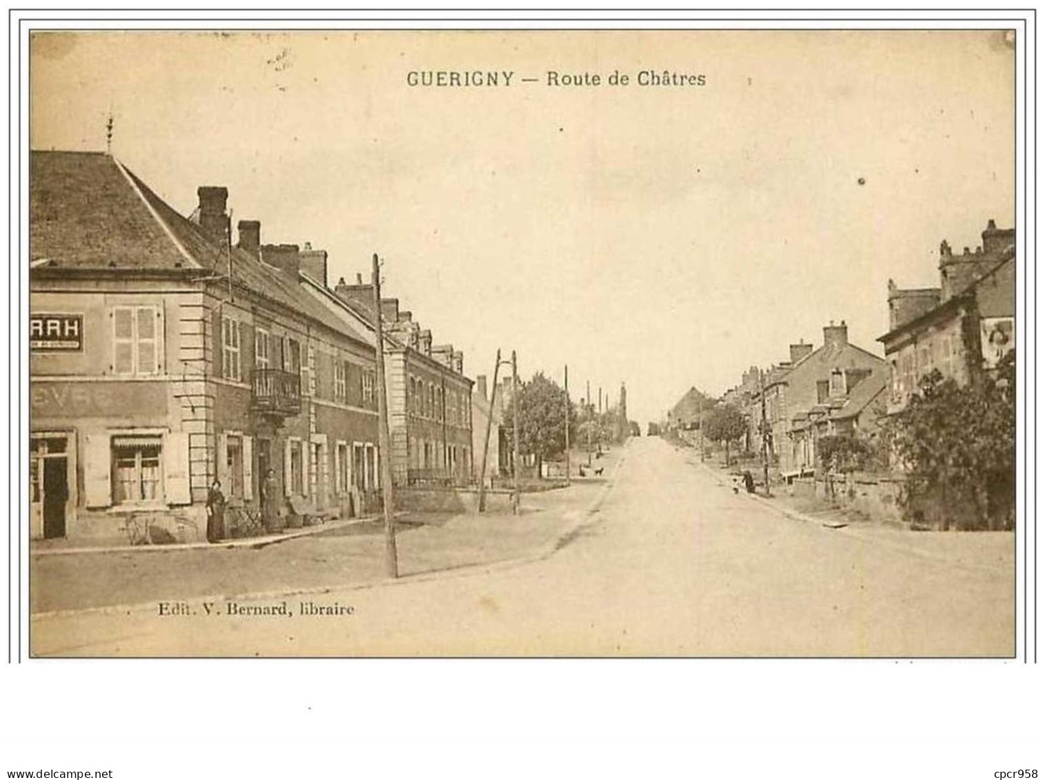 58.GUERIGNY.ROUTE DE CHATRES - Guerigny