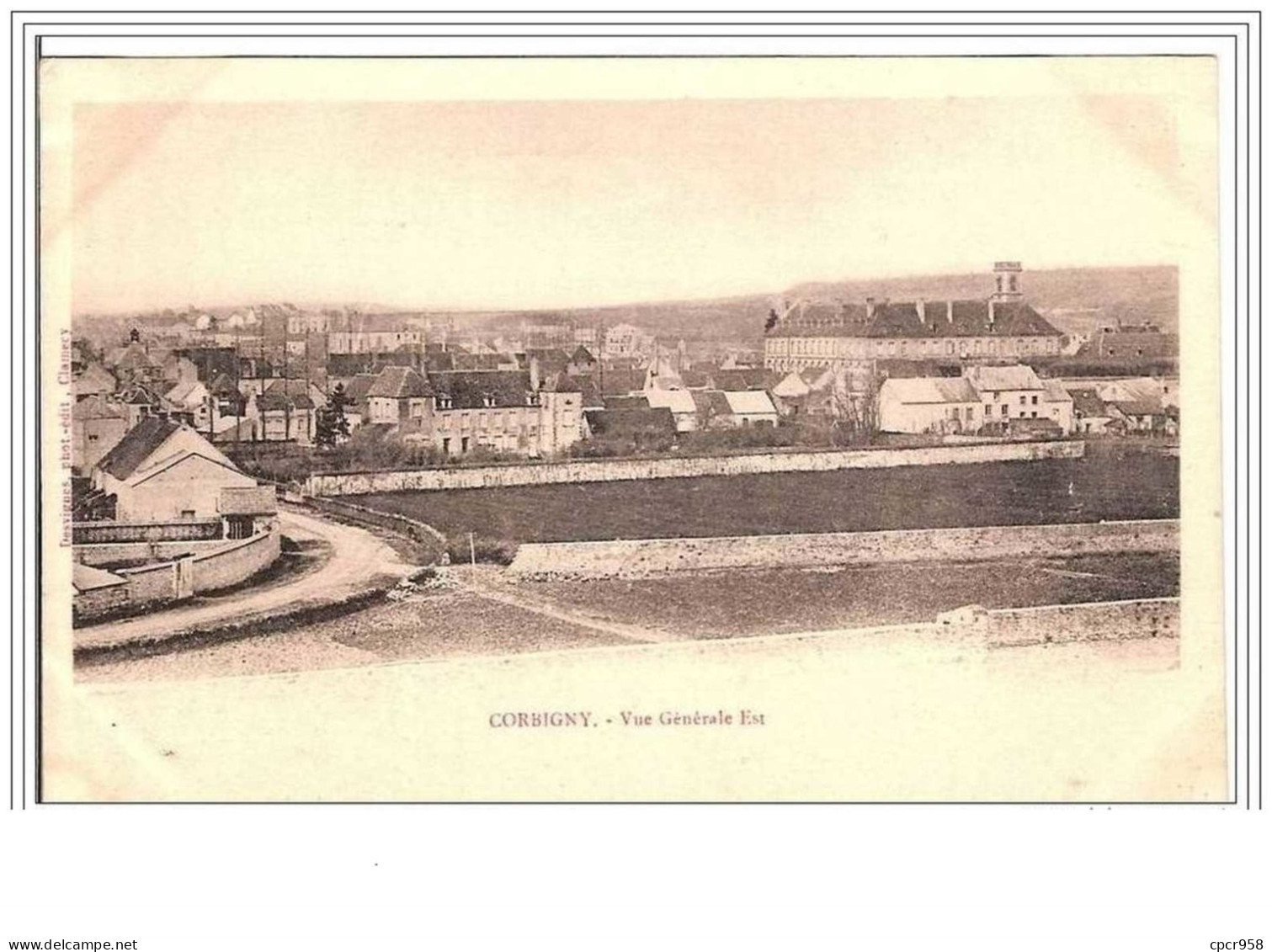 58.CORBIGNY.VUE GENERALE EST. - Corbigny