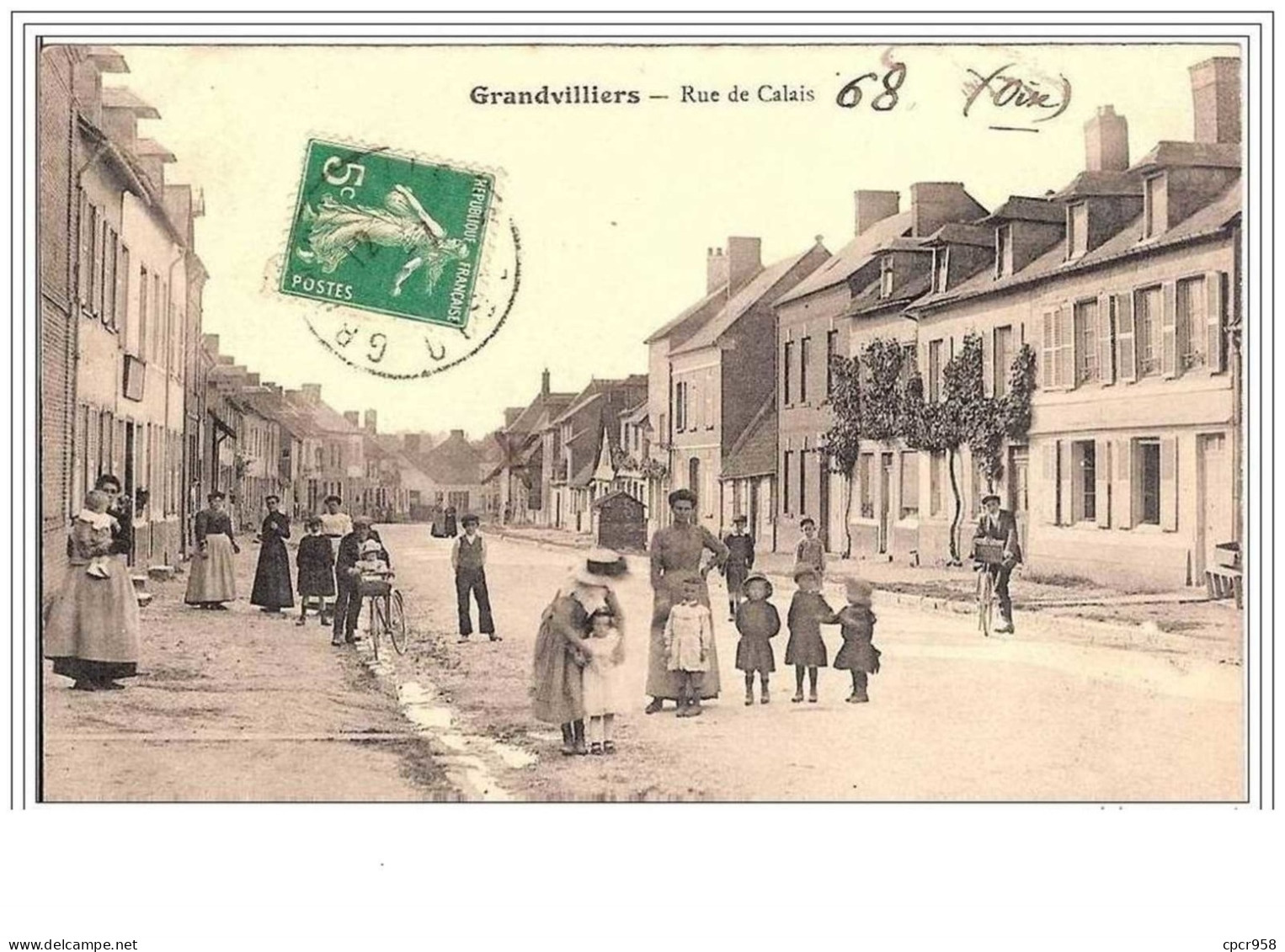 60.GRANDVILLIERS.RUE DE CALAIS. - Grandvilliers