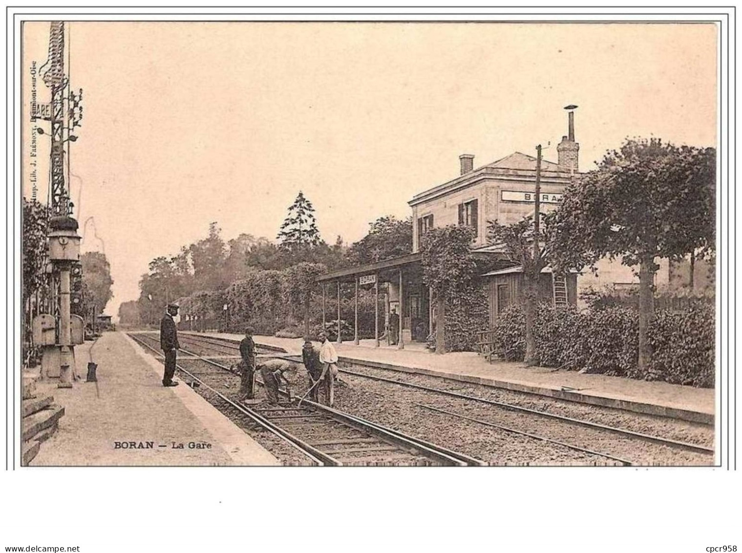 60.BORAN.LA GARE. - Boran-sur-Oise