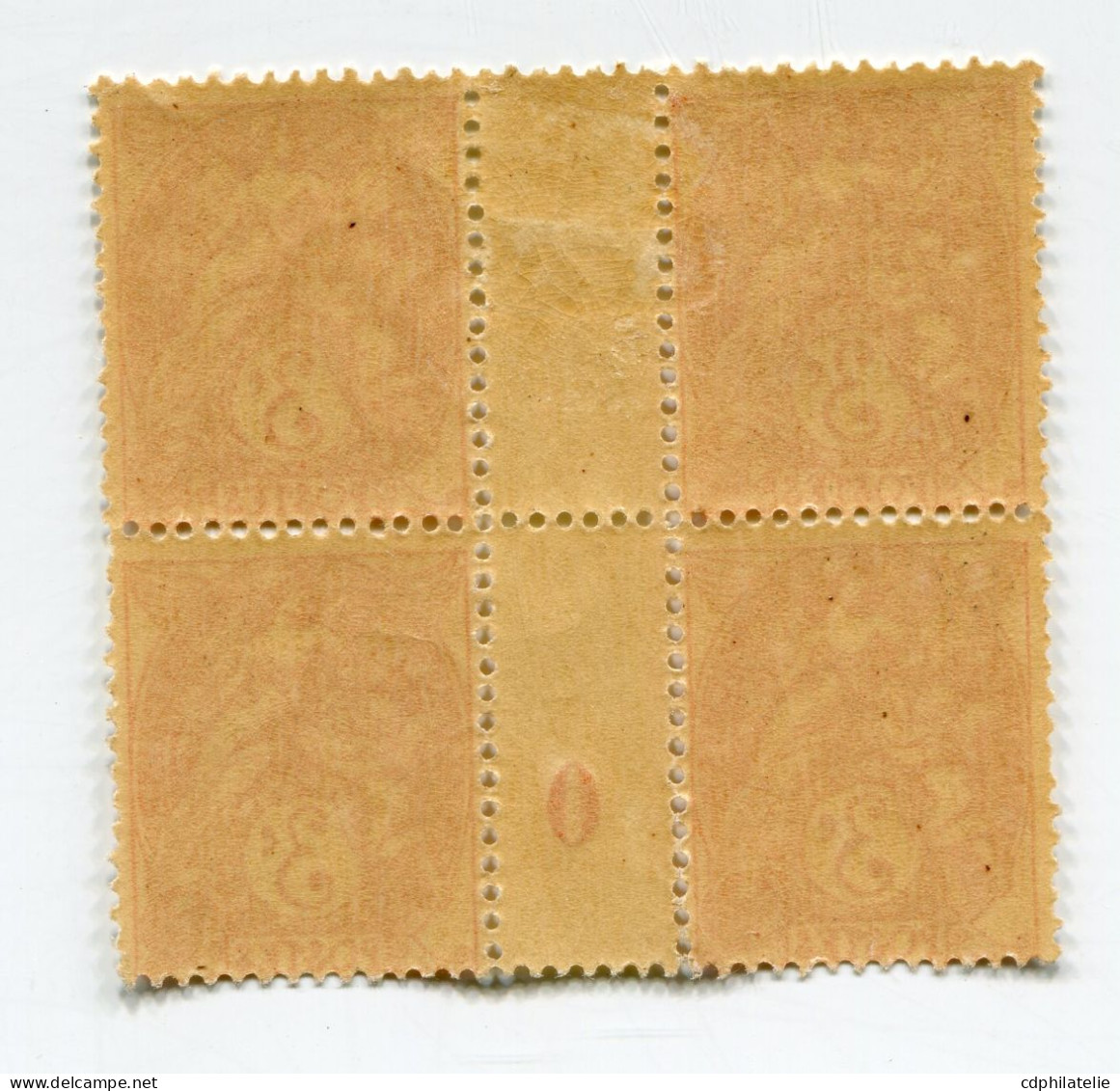 FRANCE N°109  ** TYPE BLANC IA EN BLOC DE 4 AVEC MILLESIME 0 ( 1900 ) - Millesimi