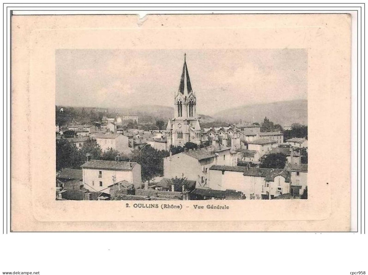 69.OULLINS.VUE GENERALE. - Oullins