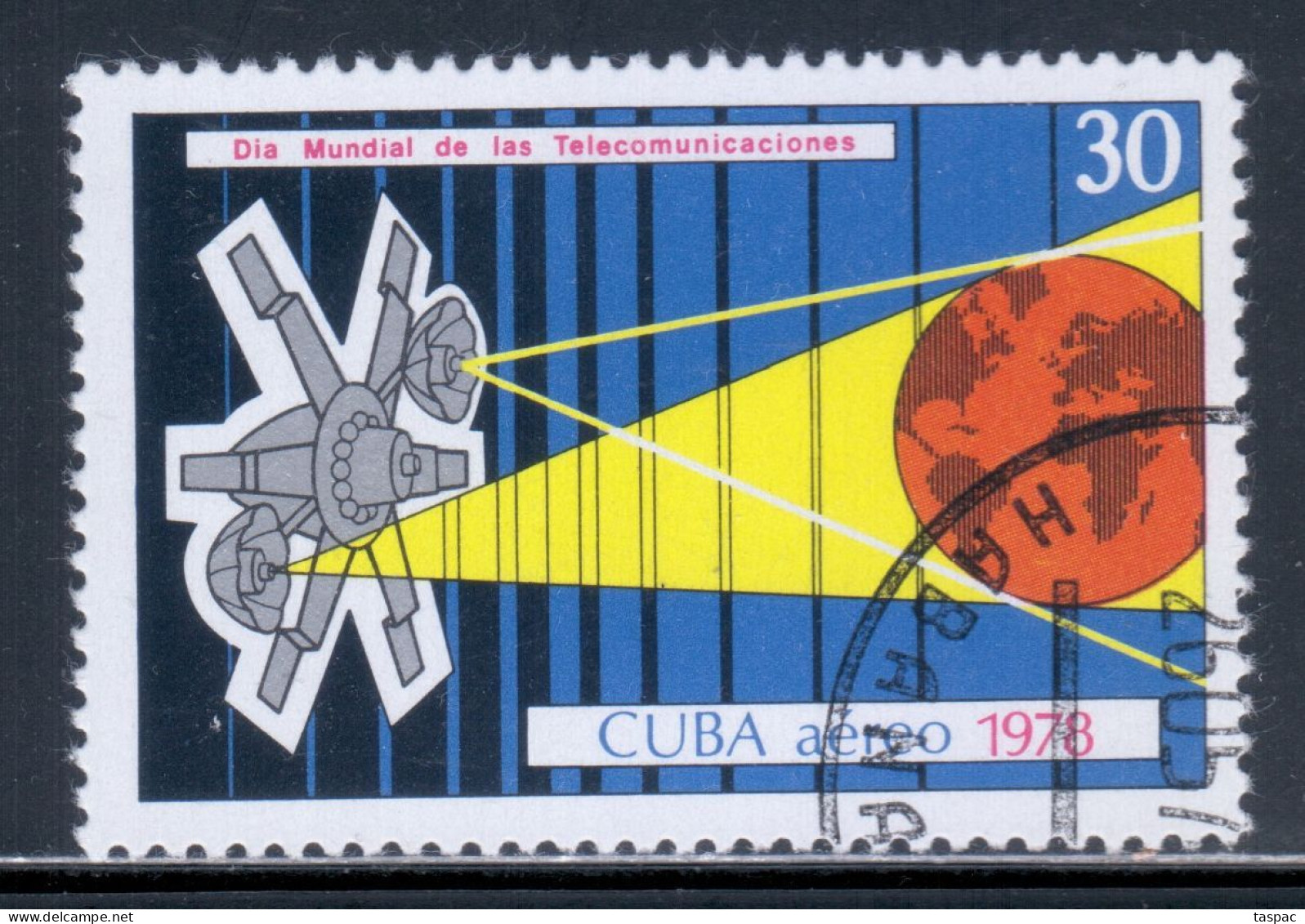 Cuba 1978 Mi# 2300 Used - World Telecommunications Day / Space - Used Stamps