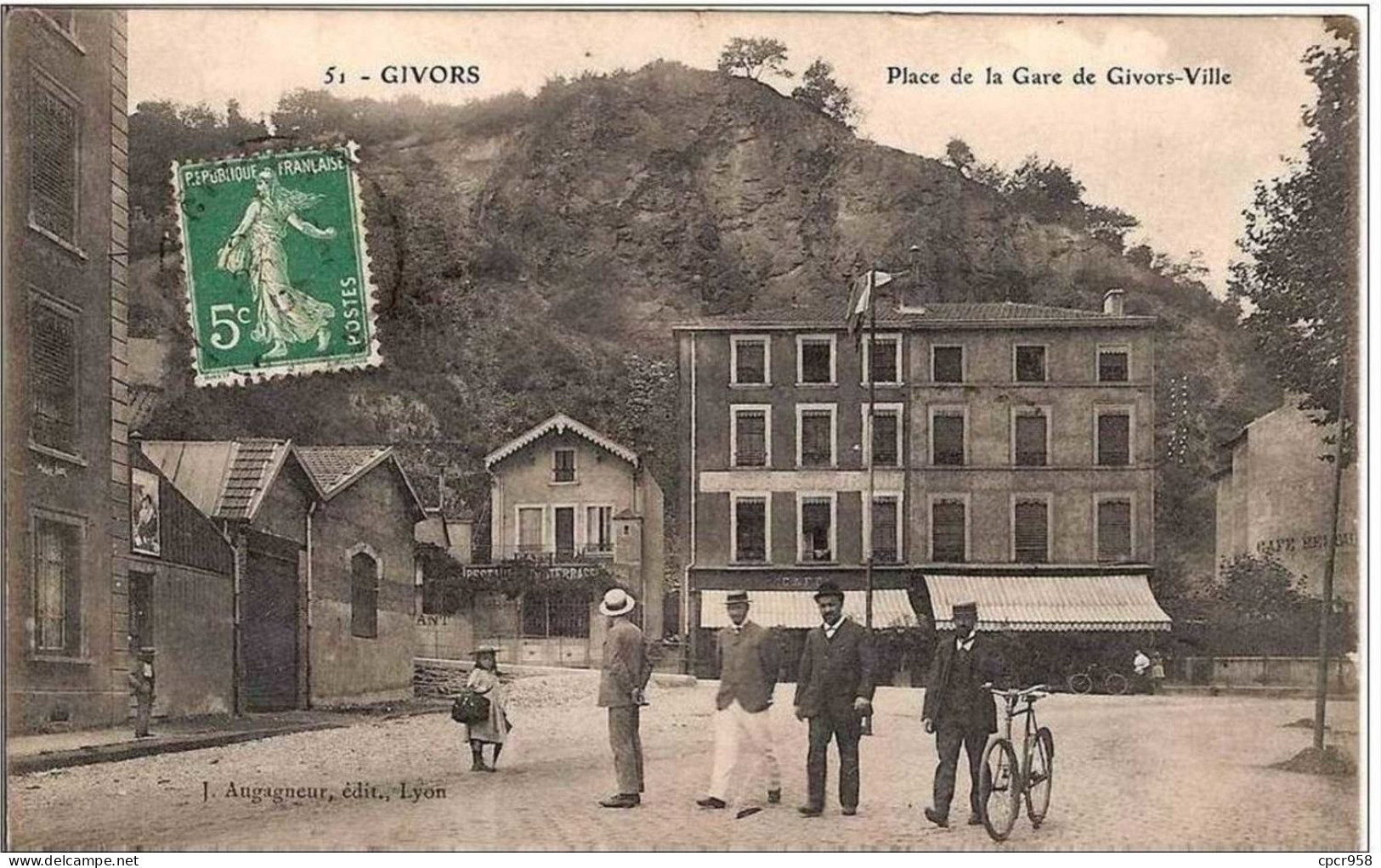 69.GIVORS.PLACE DE LA GARE DE GIVORS-VILLE. - Givors