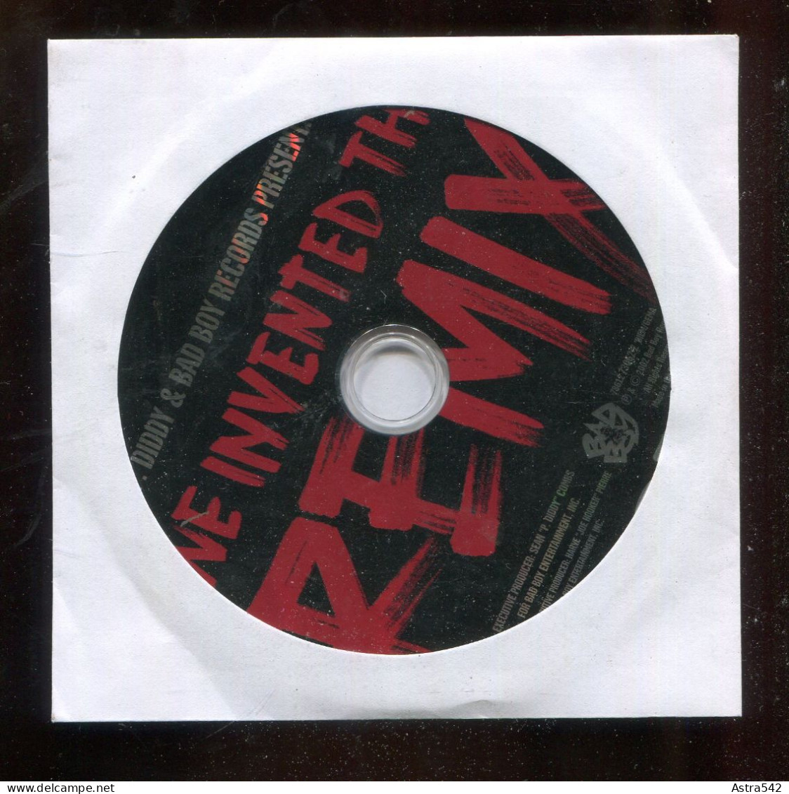 "WE INVENTED THE REMIX" CD (A1059) - Instrumental