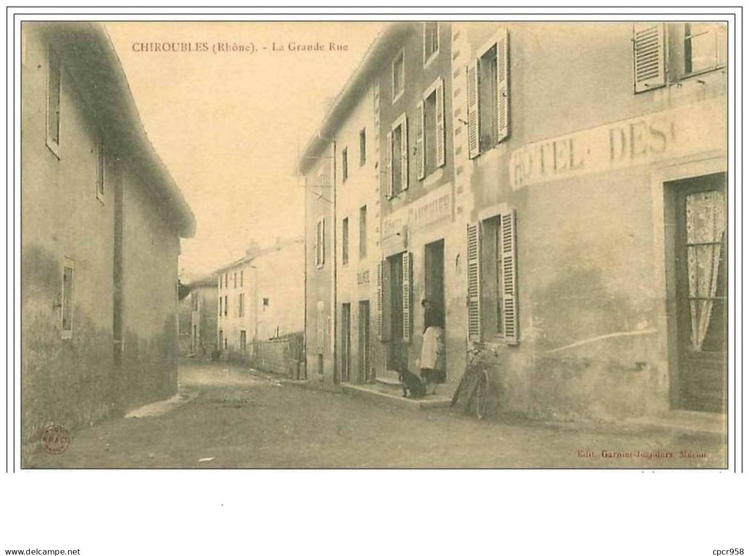 69.CHIROUBLES.LA GRANDE RUE.HOTEL - Chiroubles