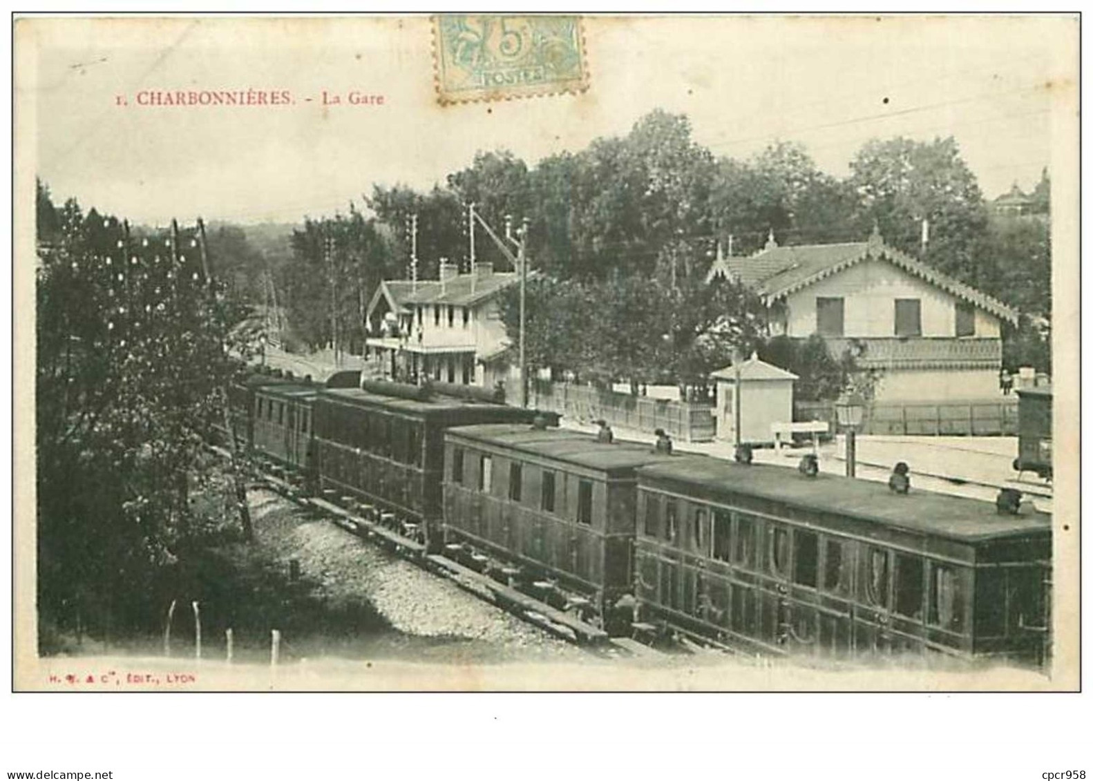 69.CHARBONNIERES.n°19.LA GARE - Charbonniere Les Bains