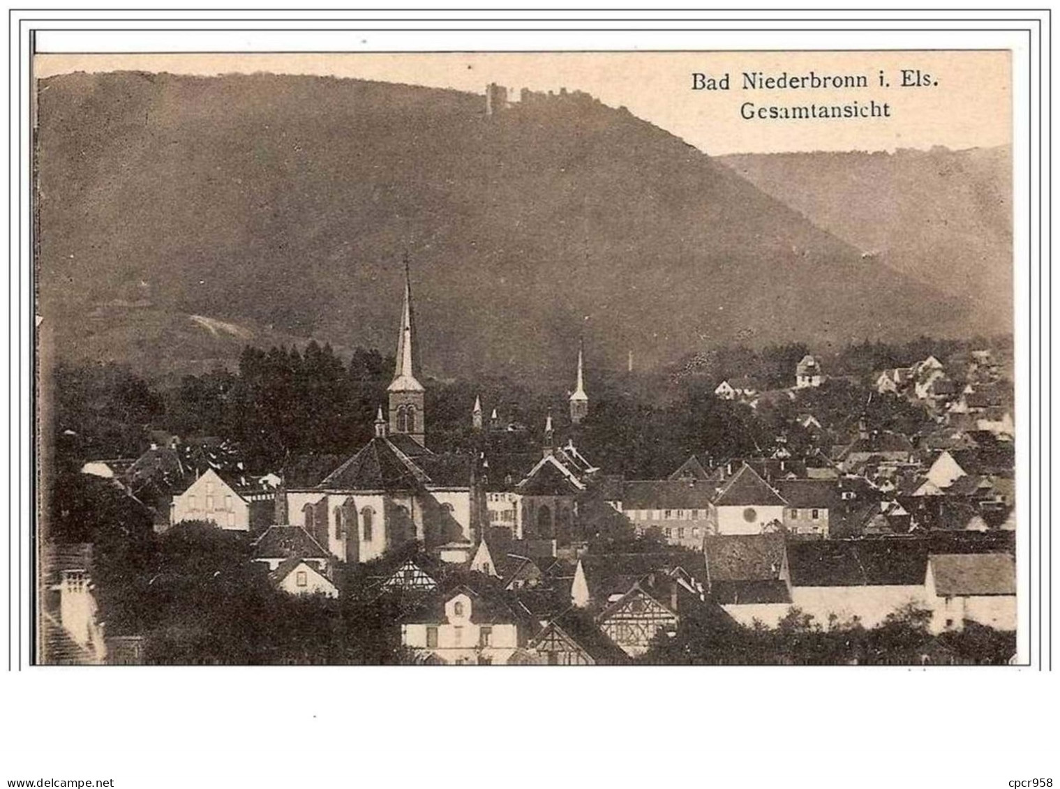 67.BAD NIEDERBRONN I.els. GESAMTANSICHT. - Niederbronn Les Bains