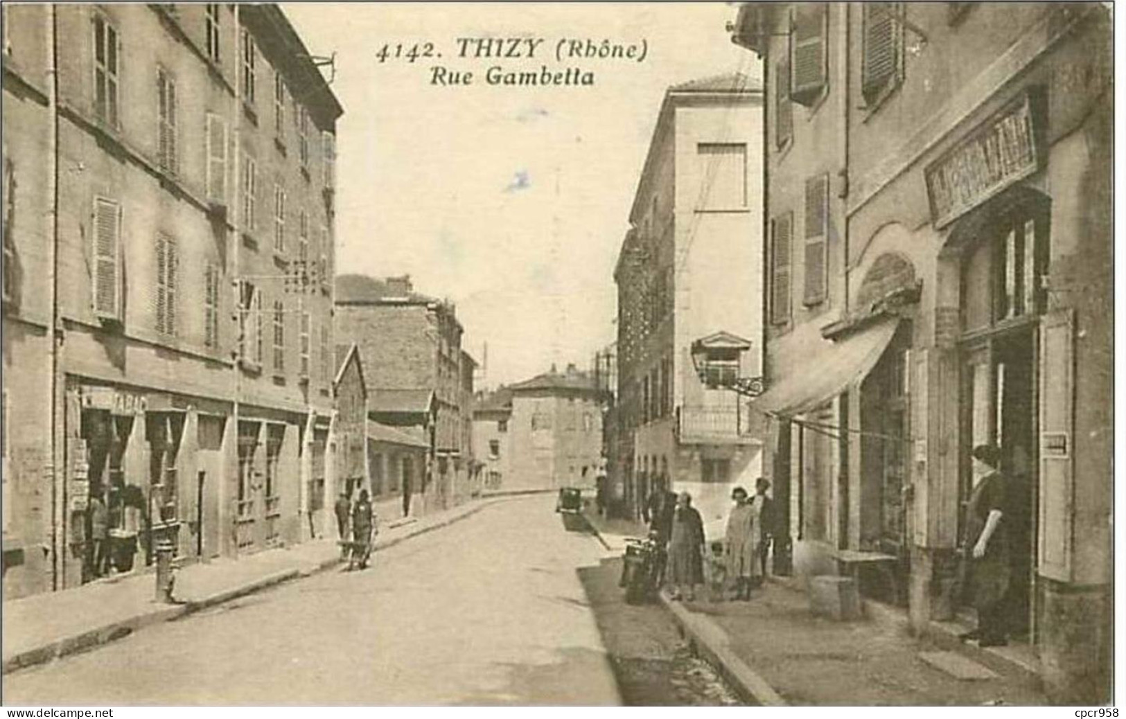 69.THIZY.RUE GAMBETTA - Thizy