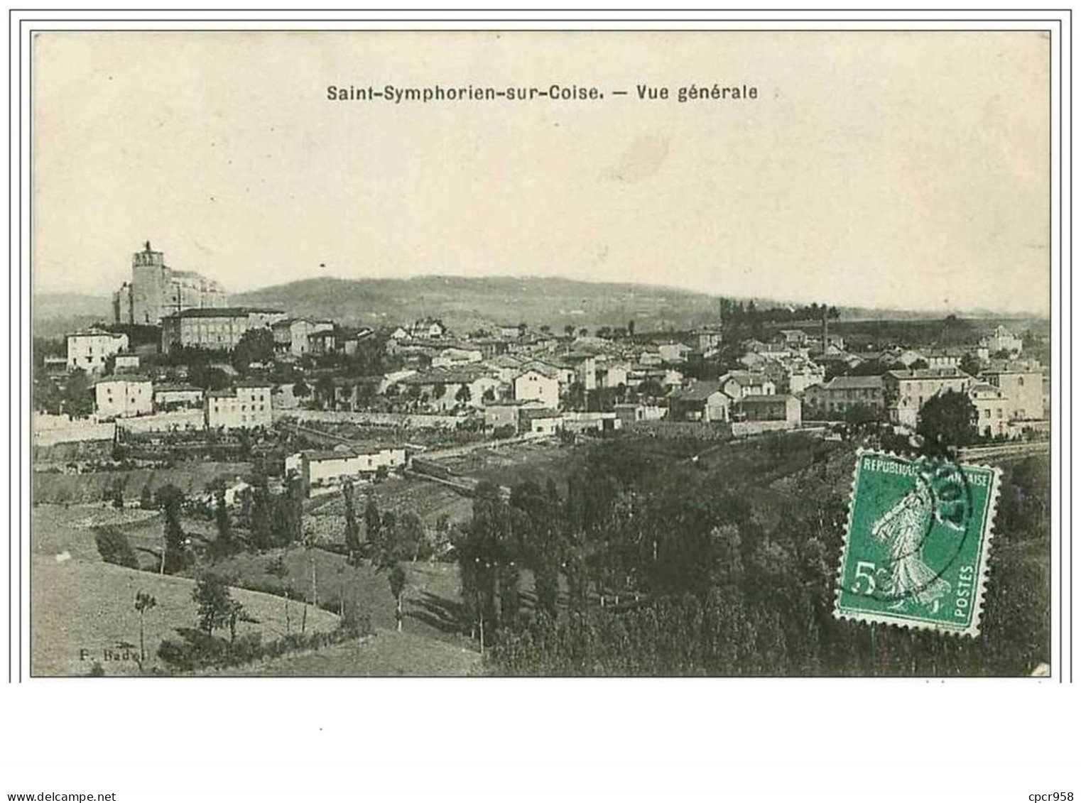 69.ST SYMPHORIEN SUR CROISE.VUE GENERALE - Saint-Symphorien-sur-Coise