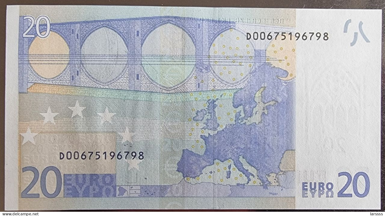 1 X 20€ Euro Draghi  R027F6 D00675196798 - UNC Estonia / Estland - 20 Euro