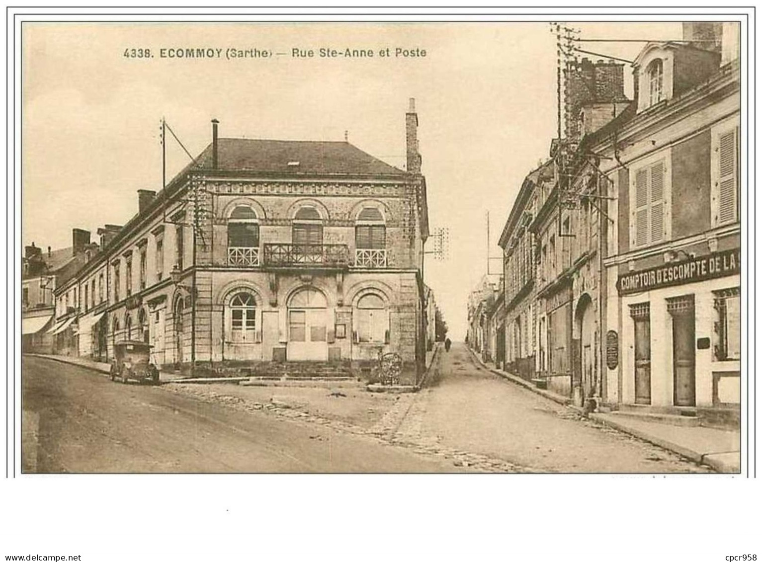 72.ECOMMOY.RUE ST ANNE ET POSTE - Ecommoy