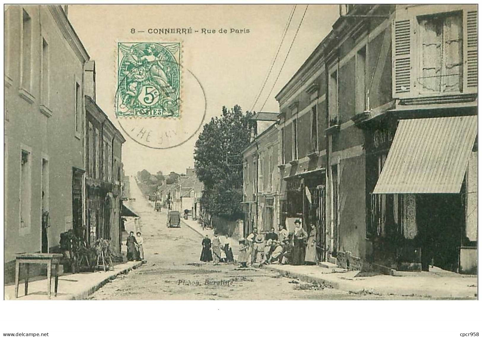 72.CONNERRE.n°17483.RUE DE PARIS - Connerre