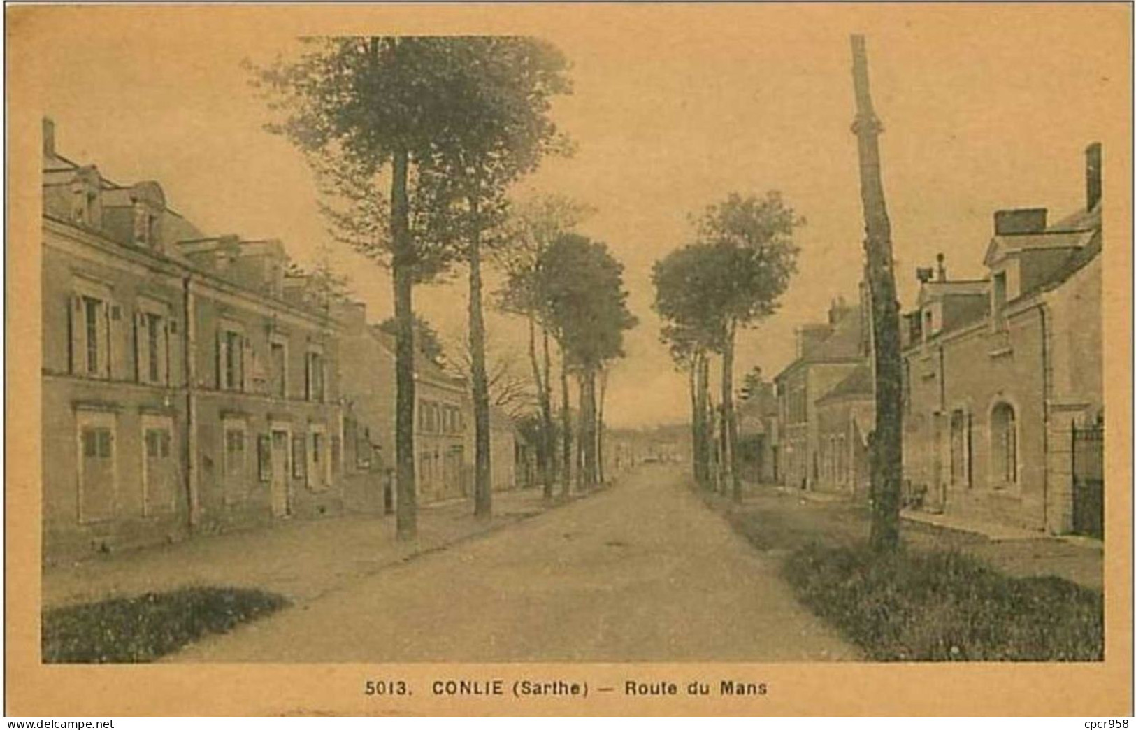 72.CONLIE.ROUTE DU MANS - Conlie