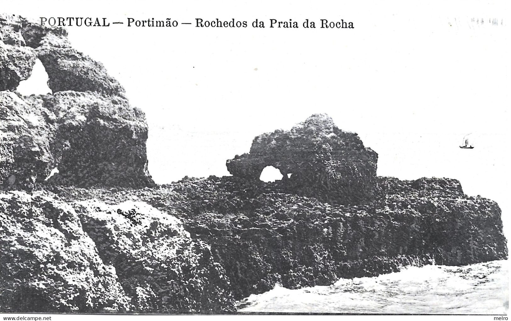 PORTUGAL- PORTIMÃO - Rochedos Da Praia Da Rocha "Editor Alberto Malva - Rua Da Madalena -Lisboa - Faro