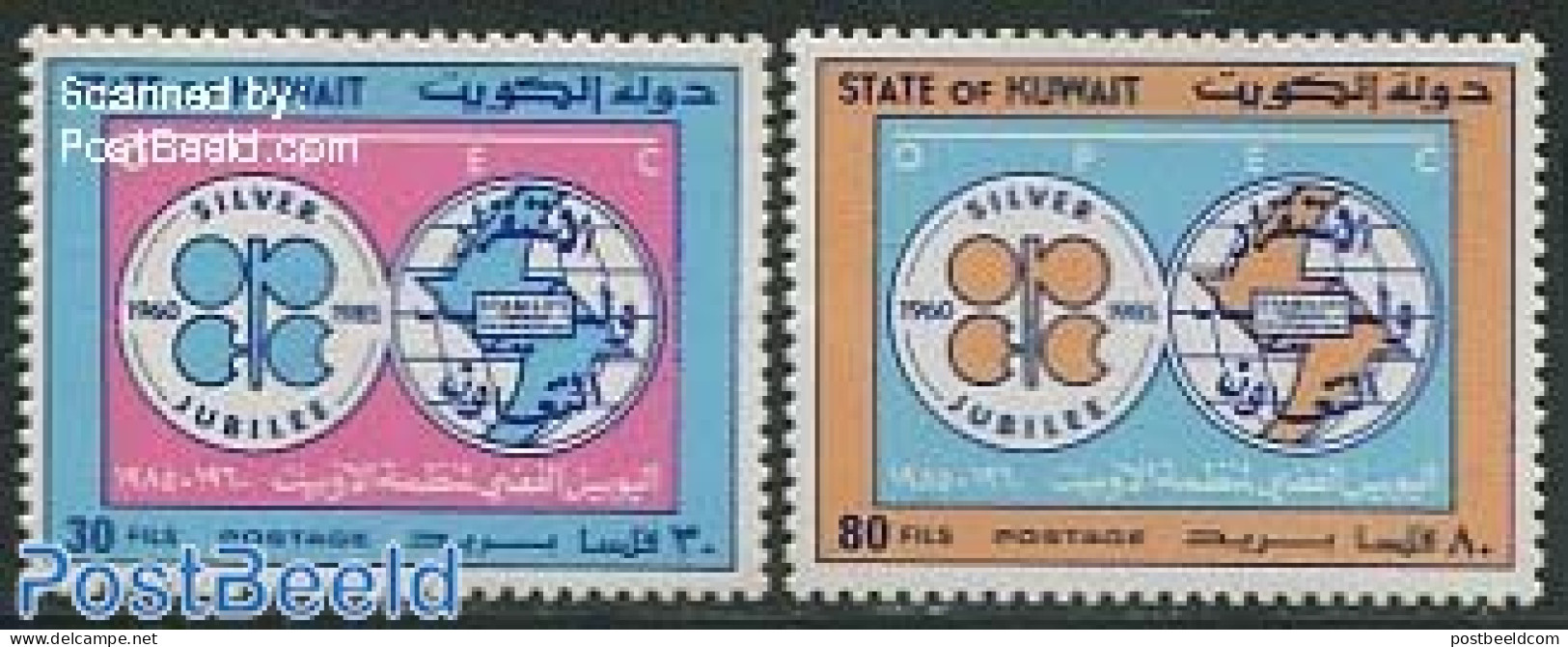Kuwait 1985 OPEC 2v, Mint NH - Koeweit