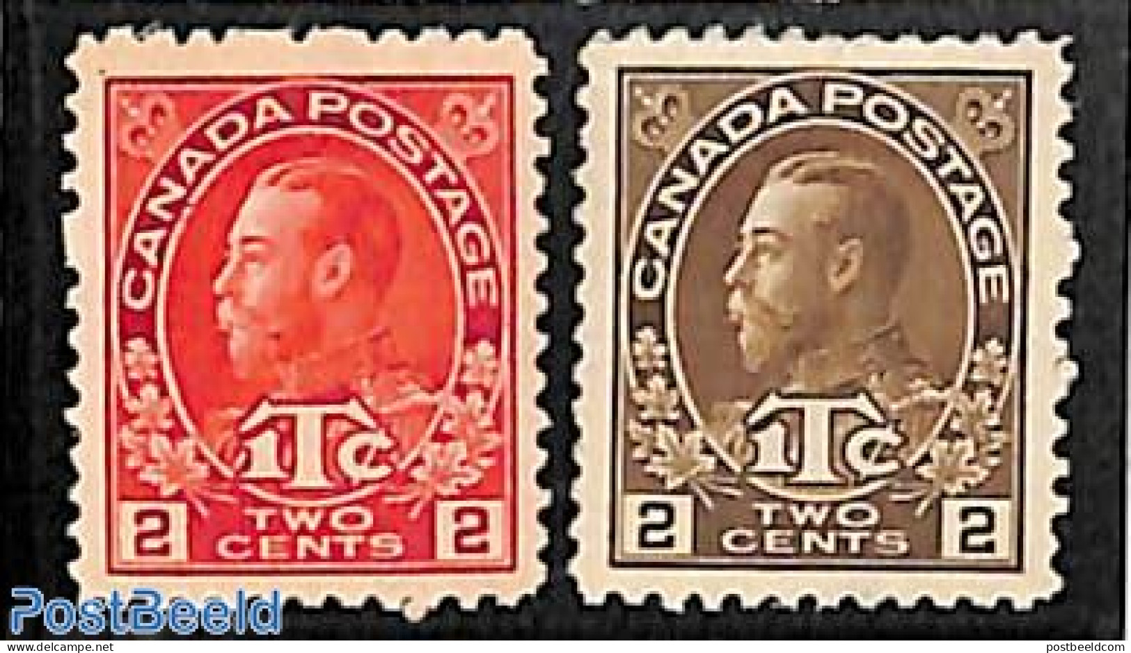 Canada 1916 ITC 2v, Mint NH, History - World War I - Unused Stamps
