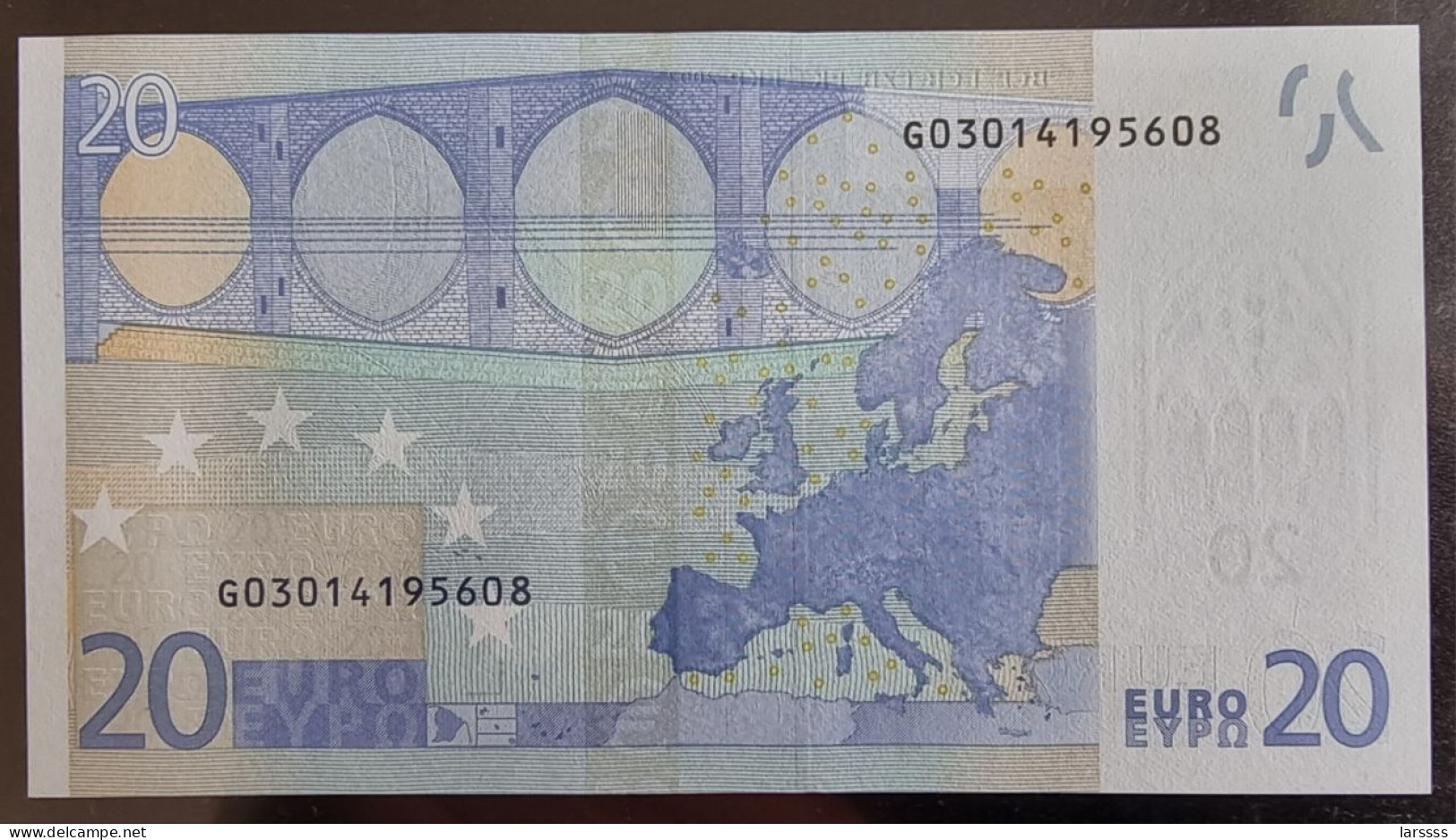 1 X 20€ Euro Draghi  R027E5 G03014195608 - UNC  Cyprus / Zypern - 20 Euro