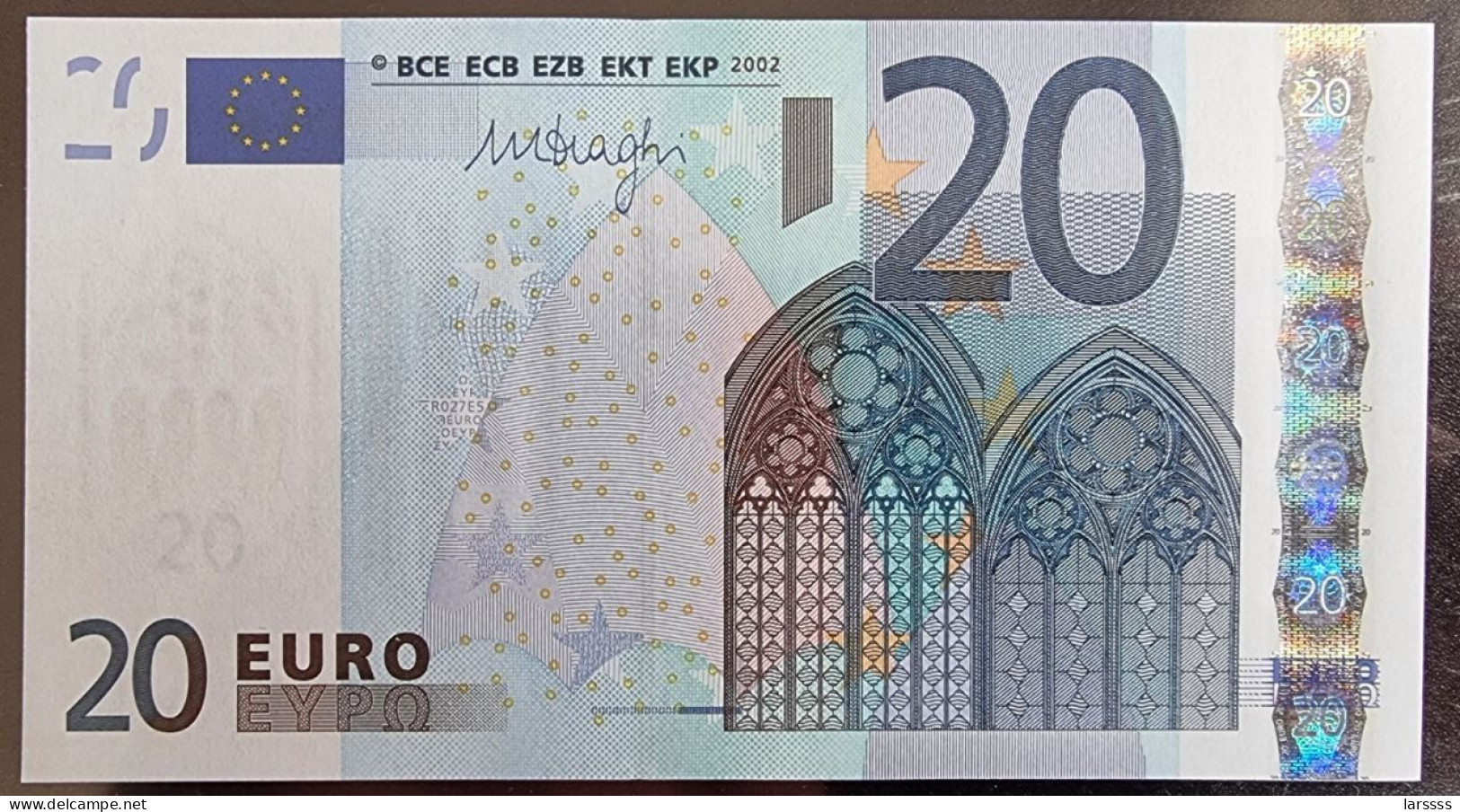 1 X 20€ Euro Draghi  R027E5 G03014195608 - UNC  Cyprus / Zypern - 20 Euro